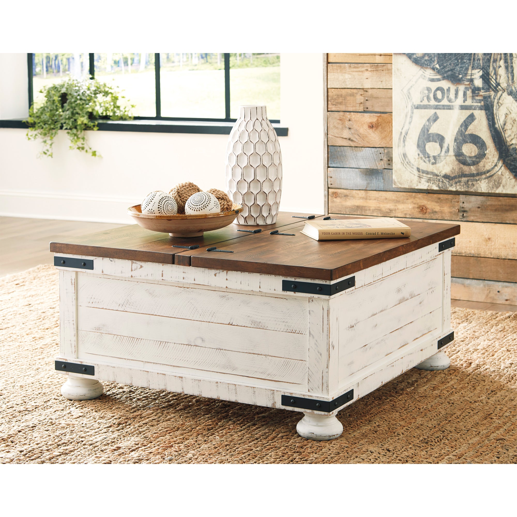 Wystfield Cocktail Table with Storage