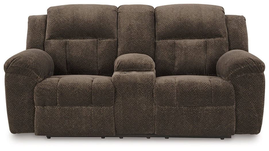 Frohn Manual Reclining Loveseat with Console