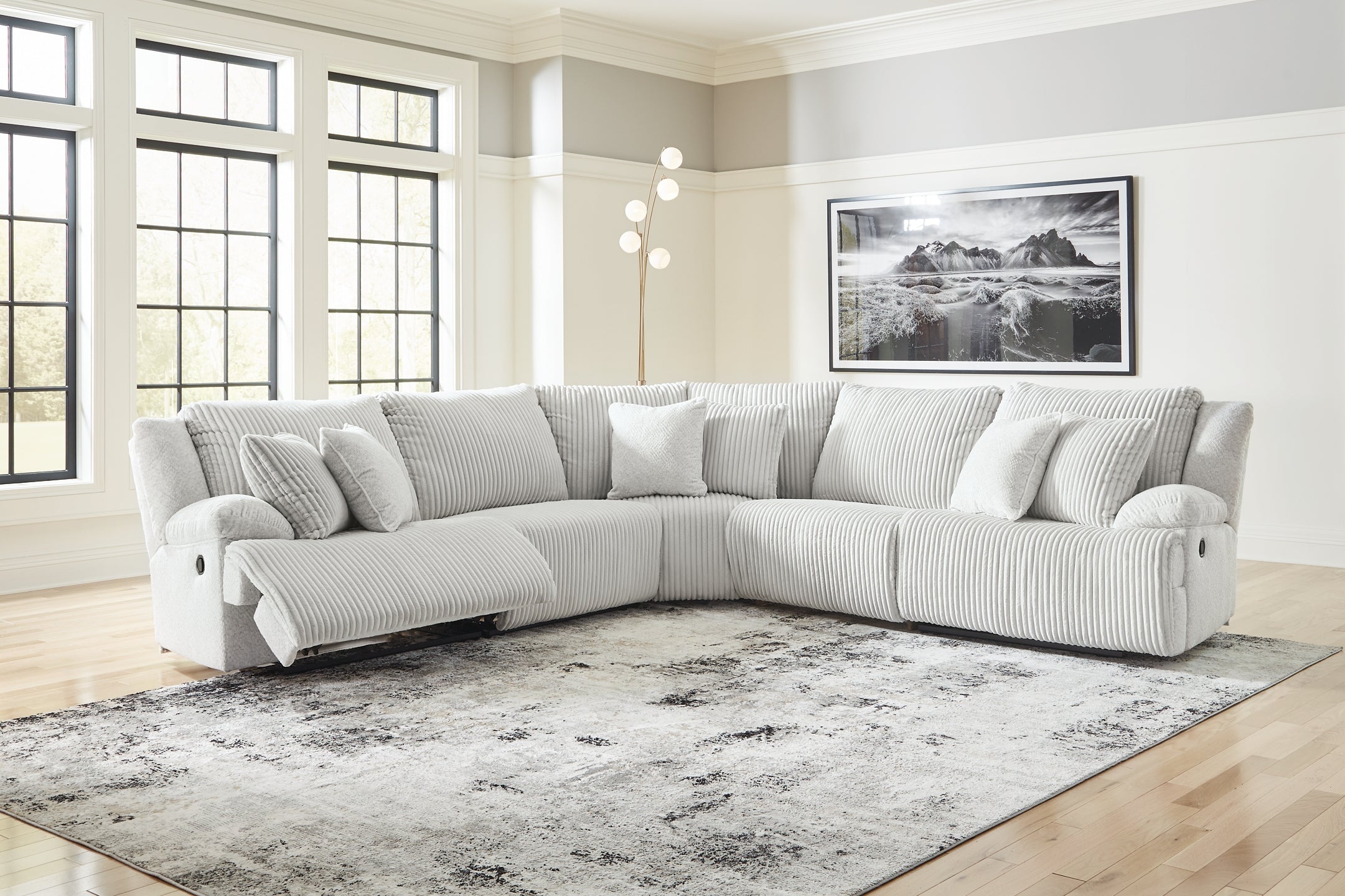 Top Tier 5-Piece Manual Reclining Modular Sectional
