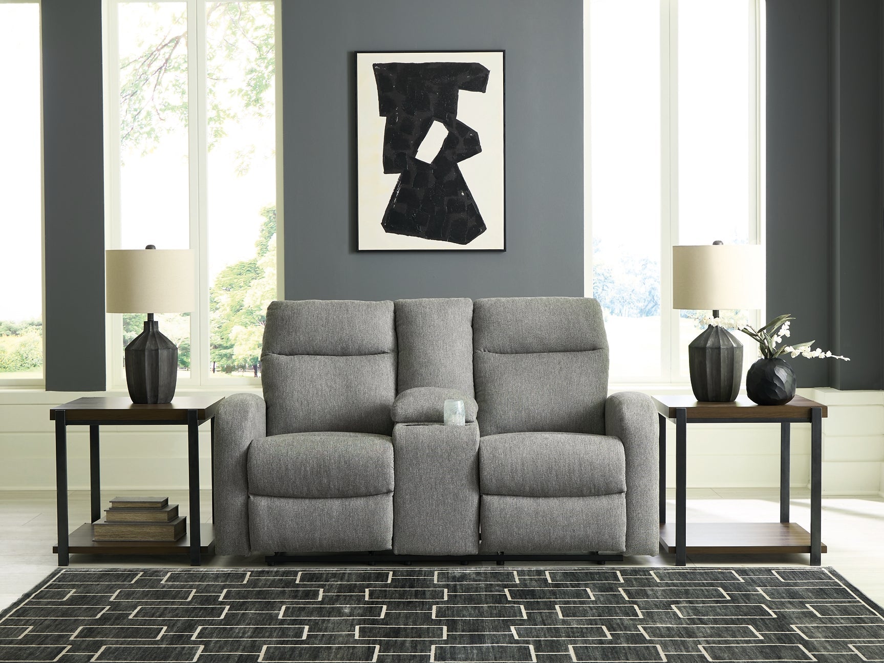 Gauntlet DBL Rec Loveseat w/Console