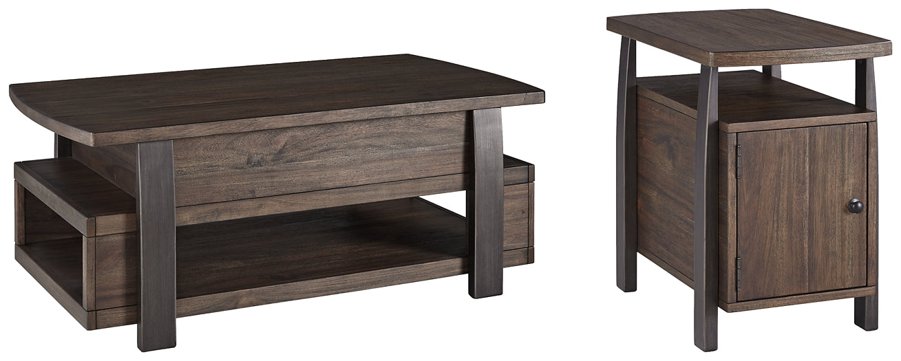 Vailbry Coffee Table with 1 End Table