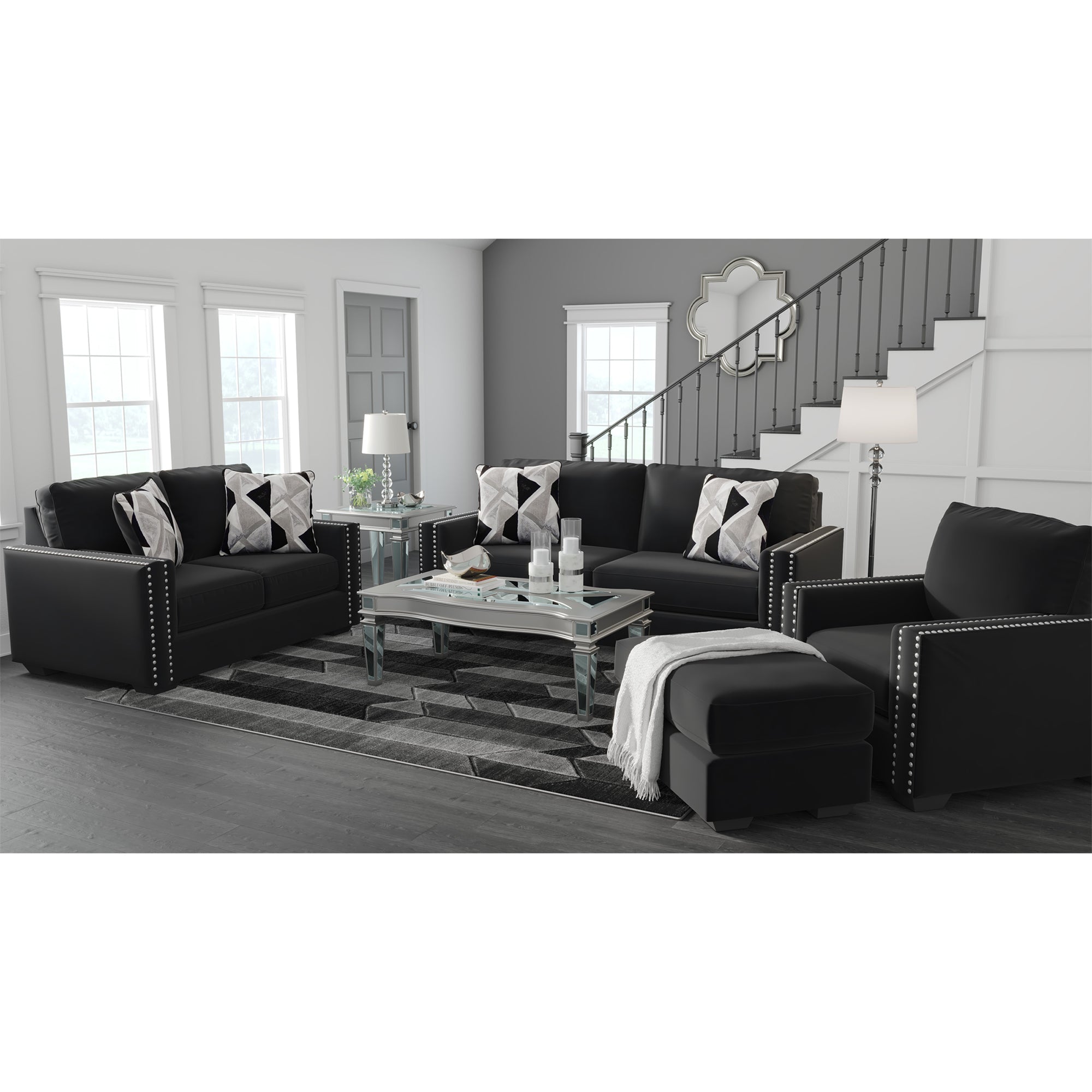 Gleston Sofa and Loveseat