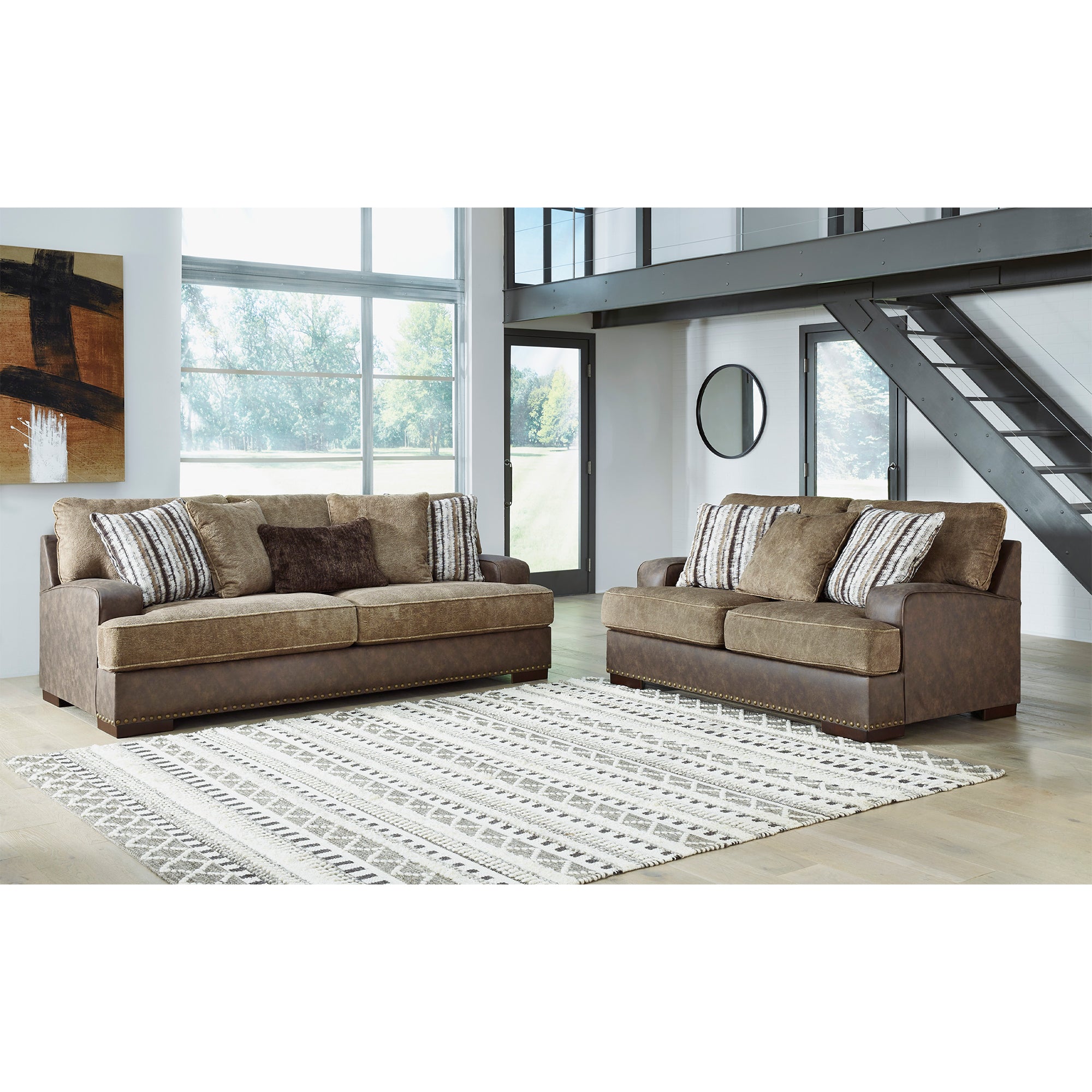 Alesbury Sofa and Loveseat