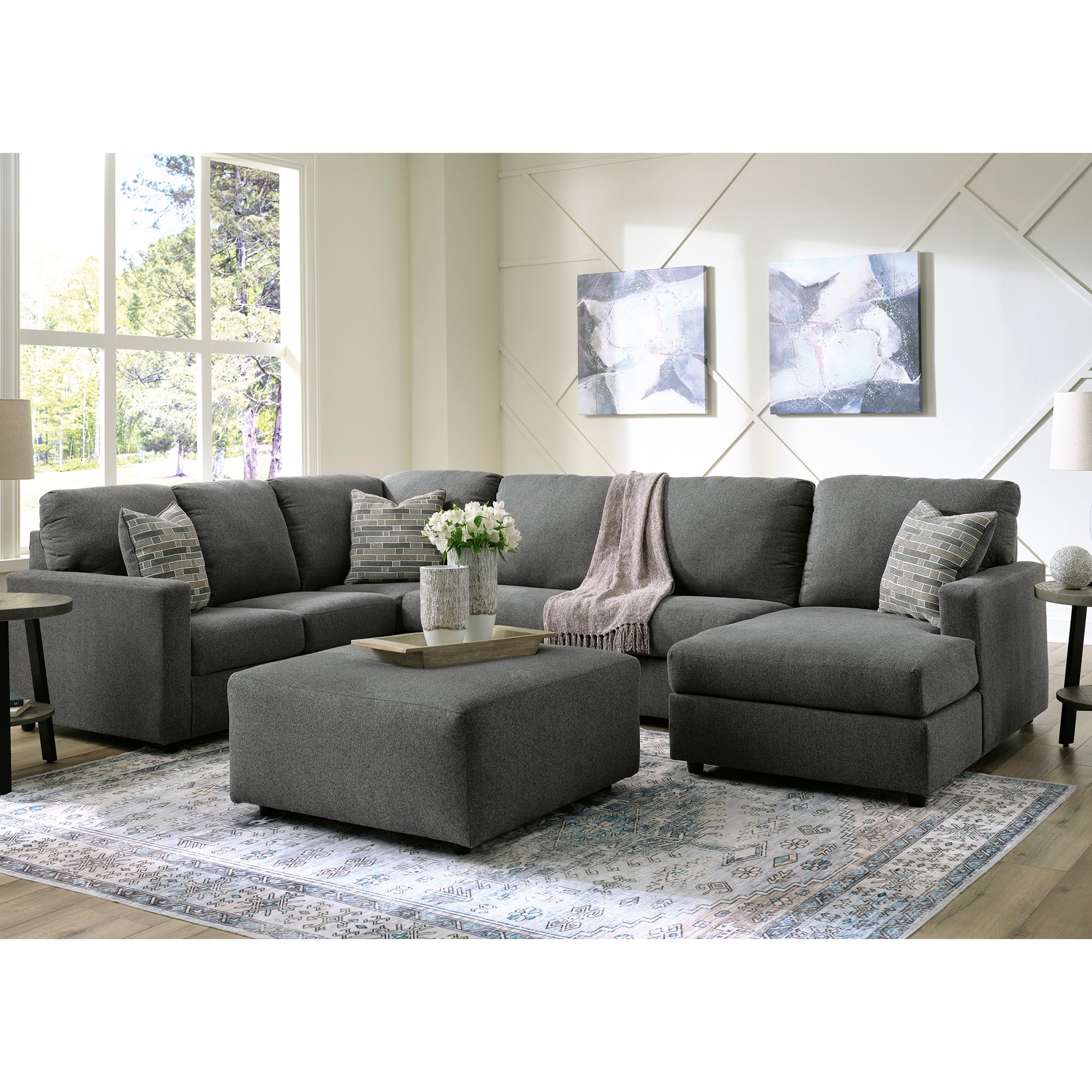 Edenfield 3-Piece Sectional with Chaise