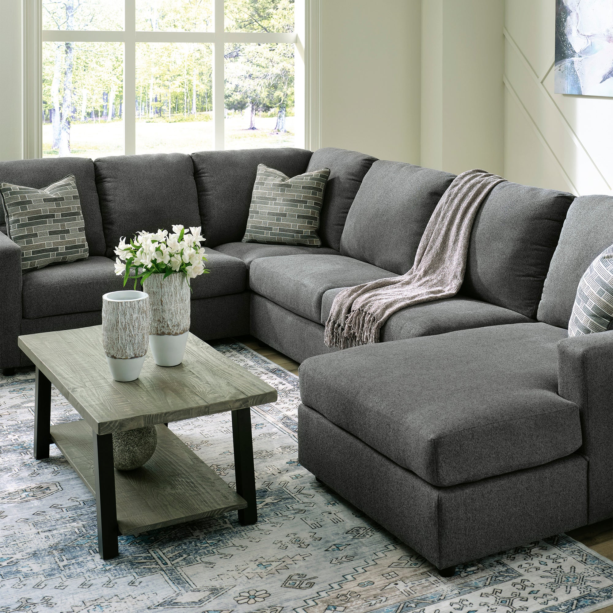 Edenfield 3-Piece Sectional with Chaise