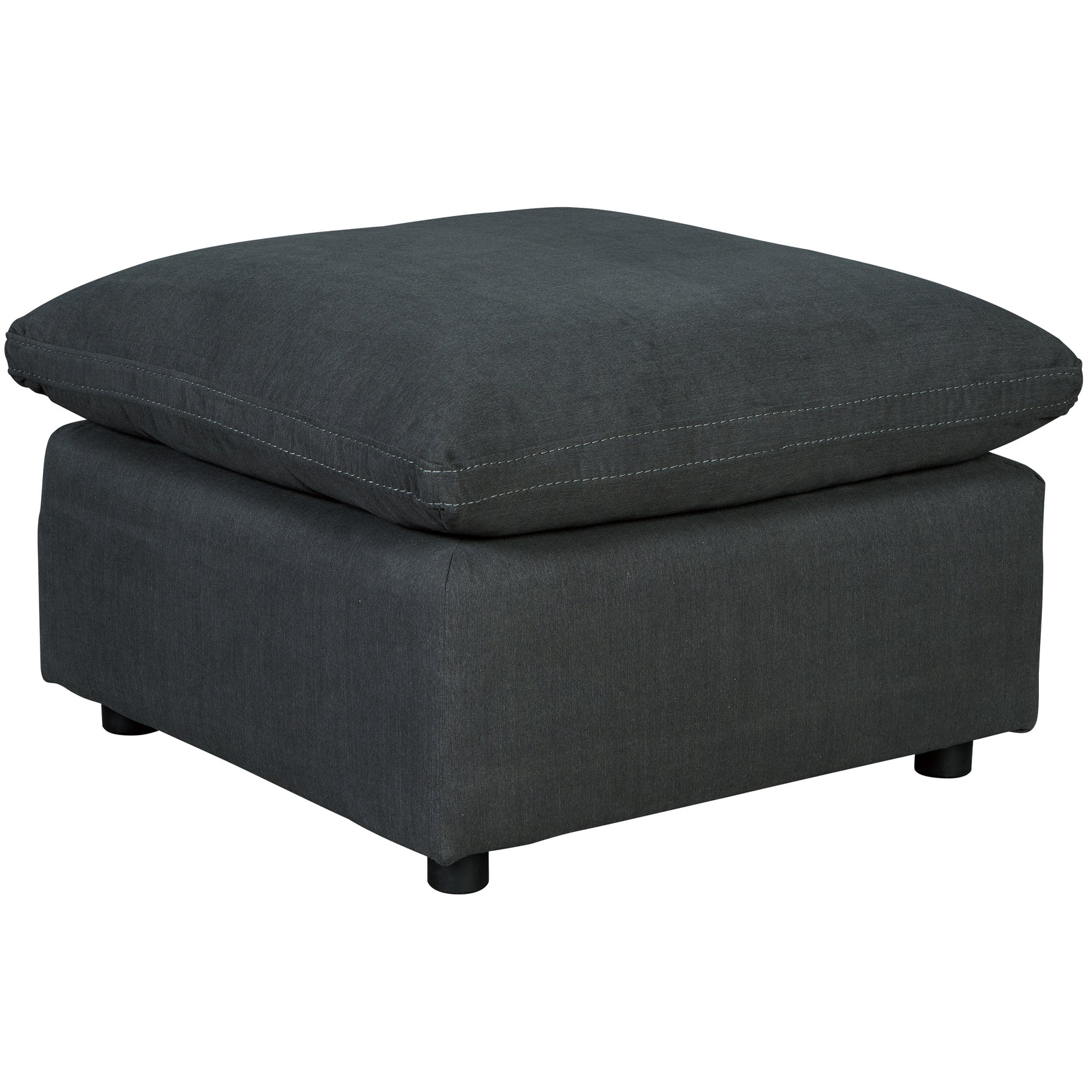 Savesto - Charcoal - Oversized Ottoman