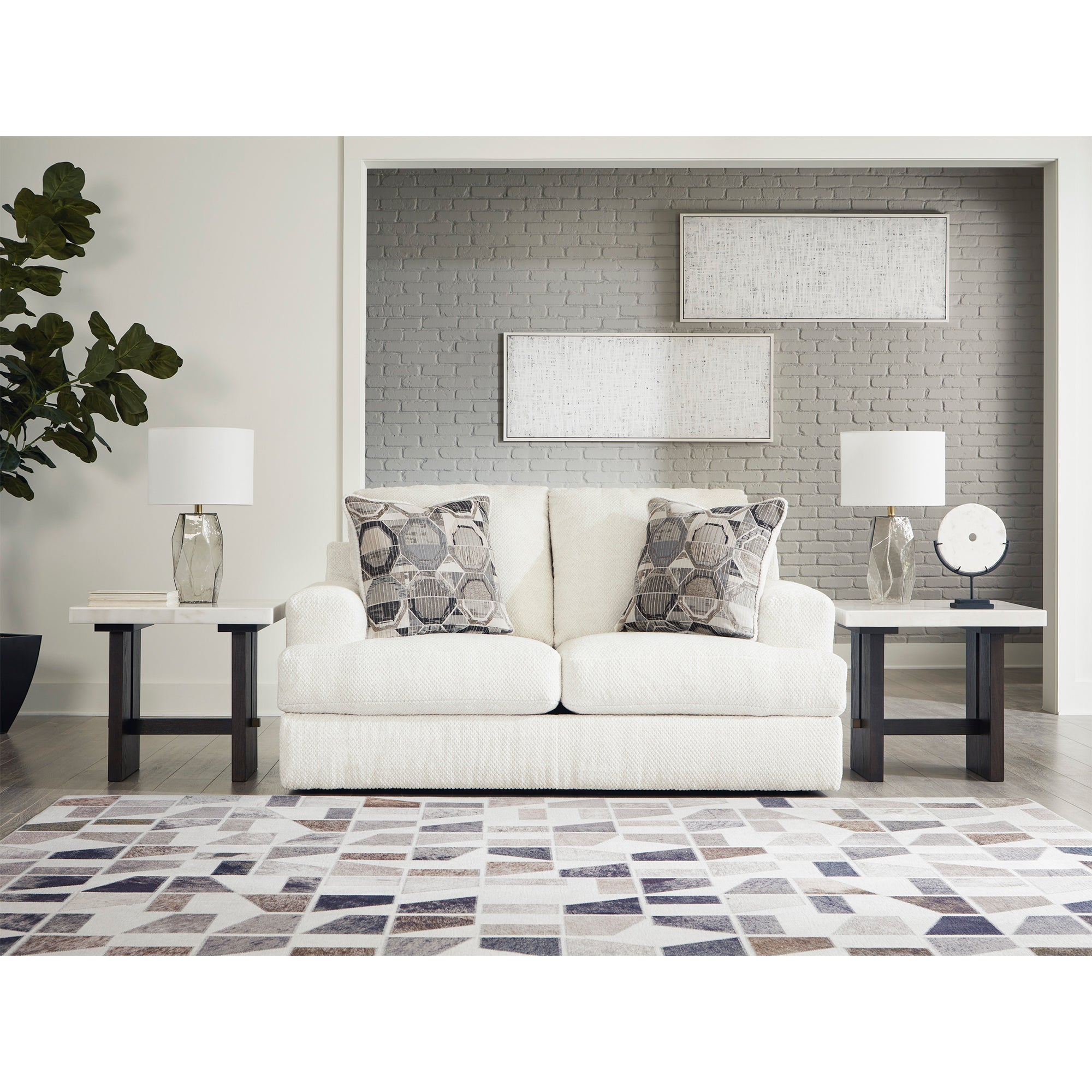Karinne Sofa and Loveseat