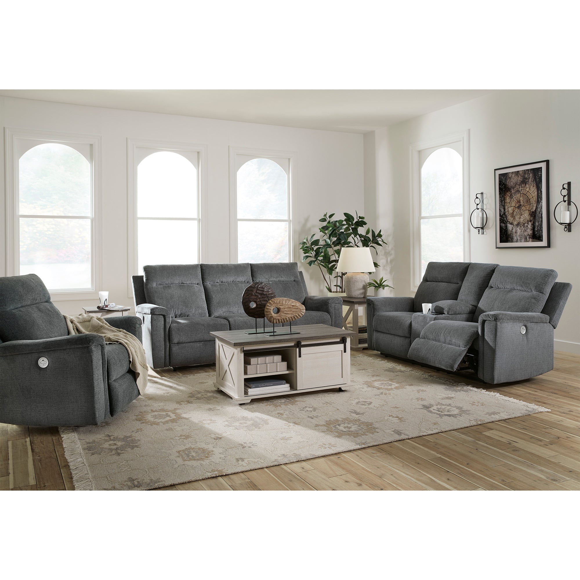 Barnsana Power Sofa and Loveseat