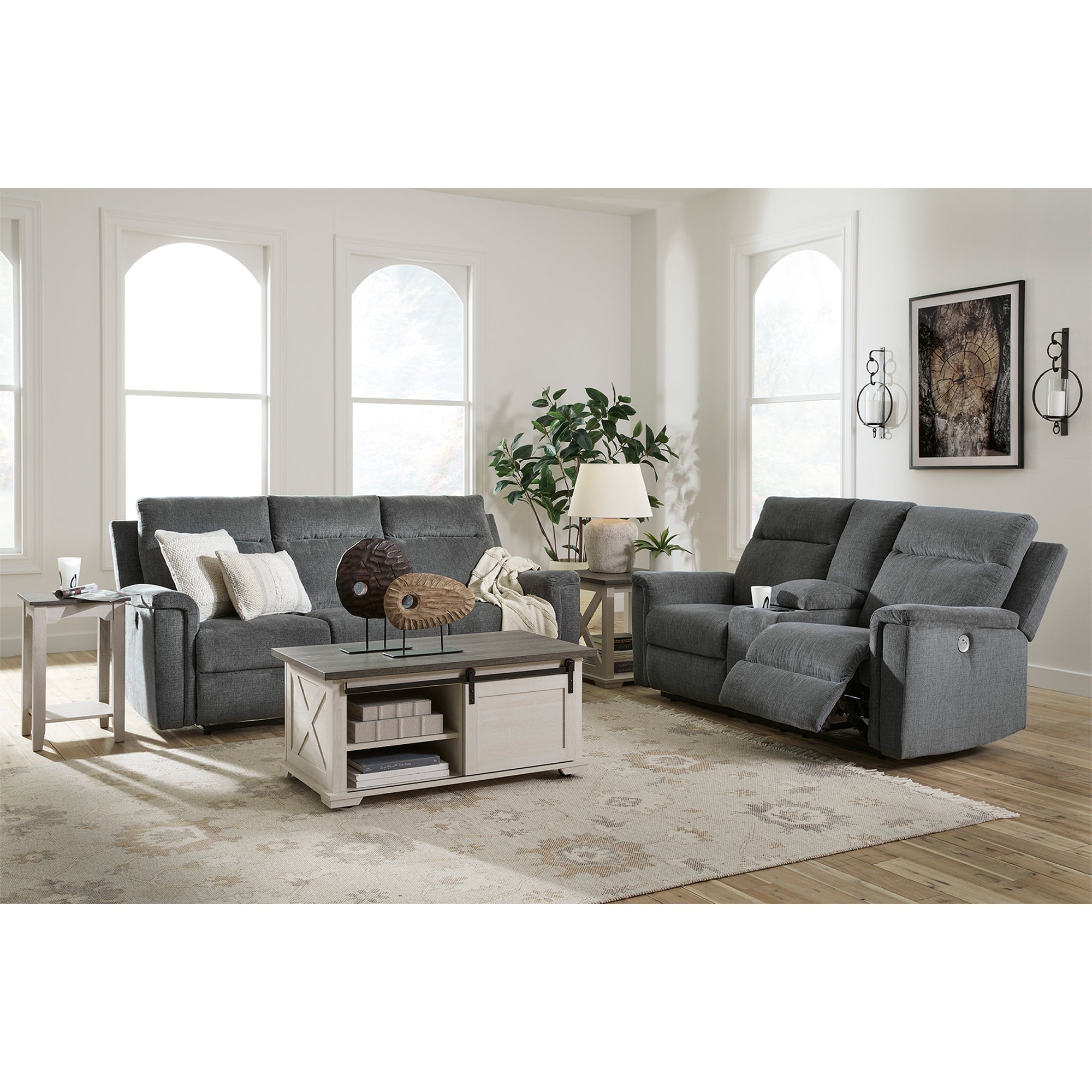 Barnsana Power Sofa and Loveseat