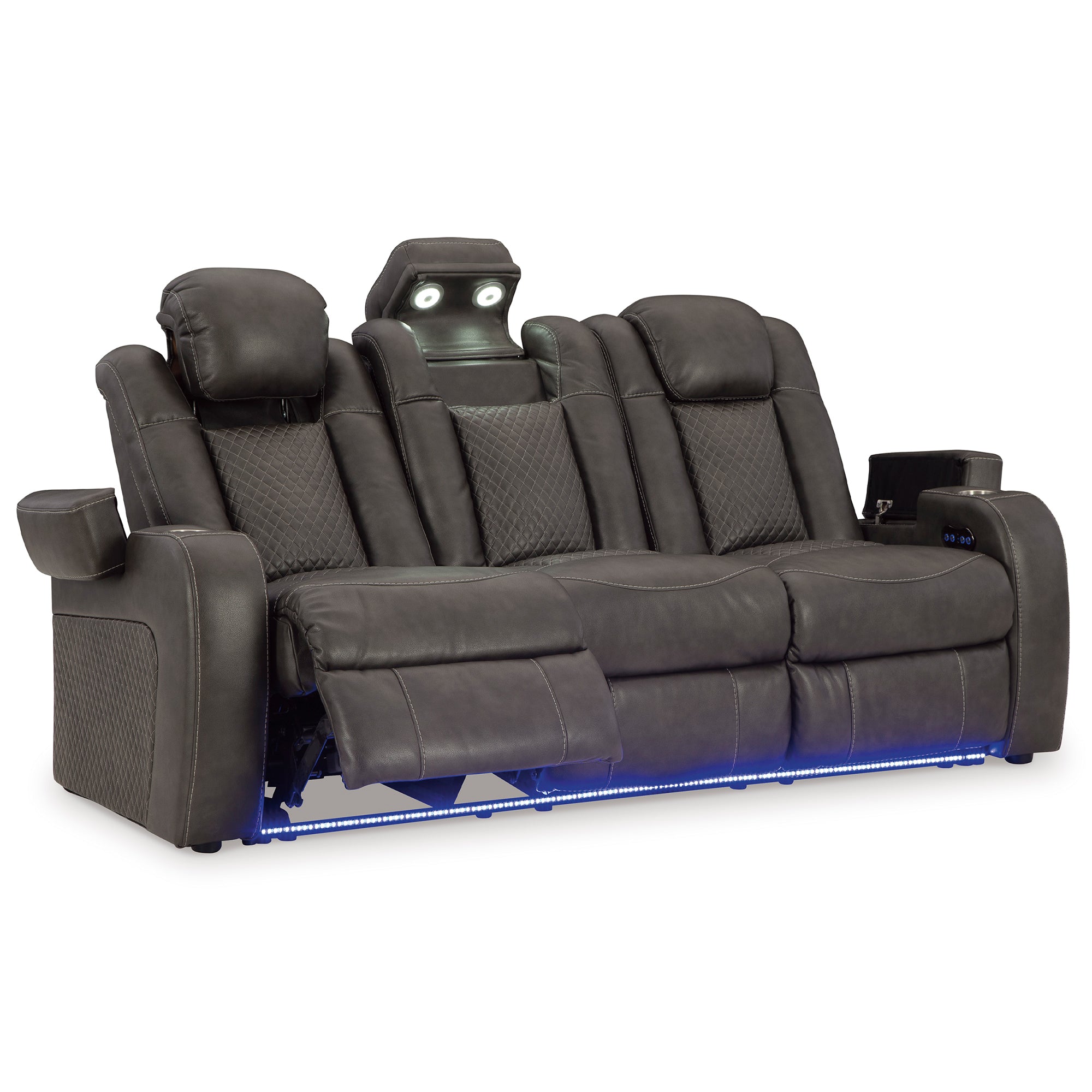 Fyne-Dyme Dual Power Reclining Sofa and Loveseat