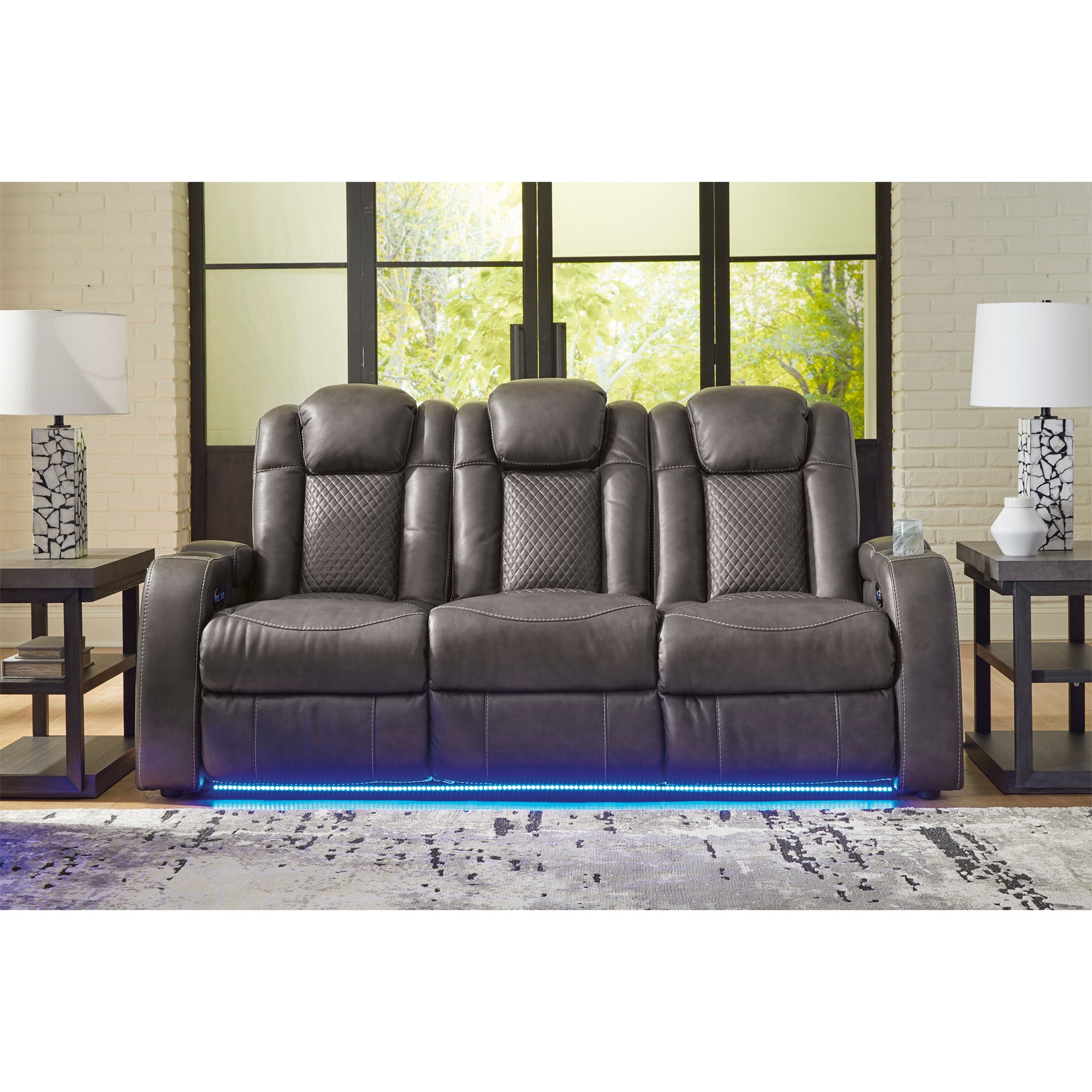 Fyne-Dyme Dual Power Reclining Sofa