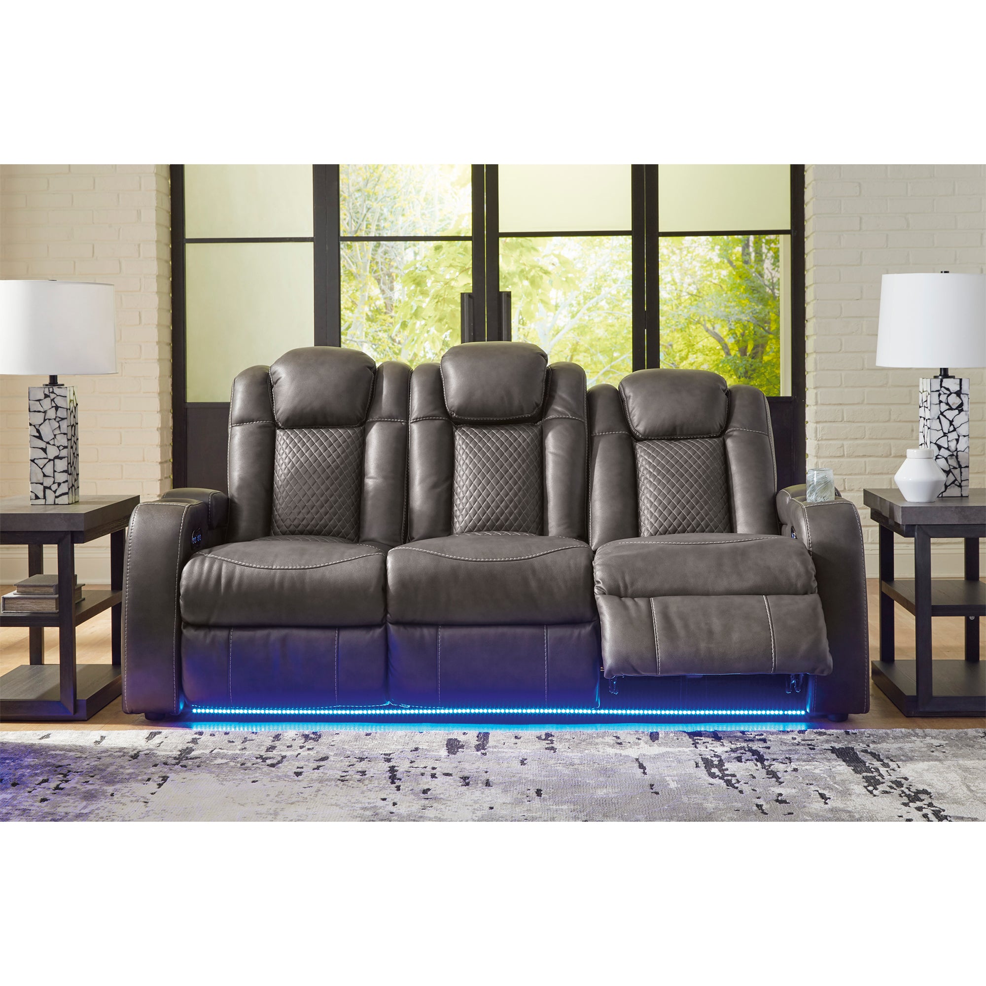 Fyne-Dyme Dual Power Reclining Sofa