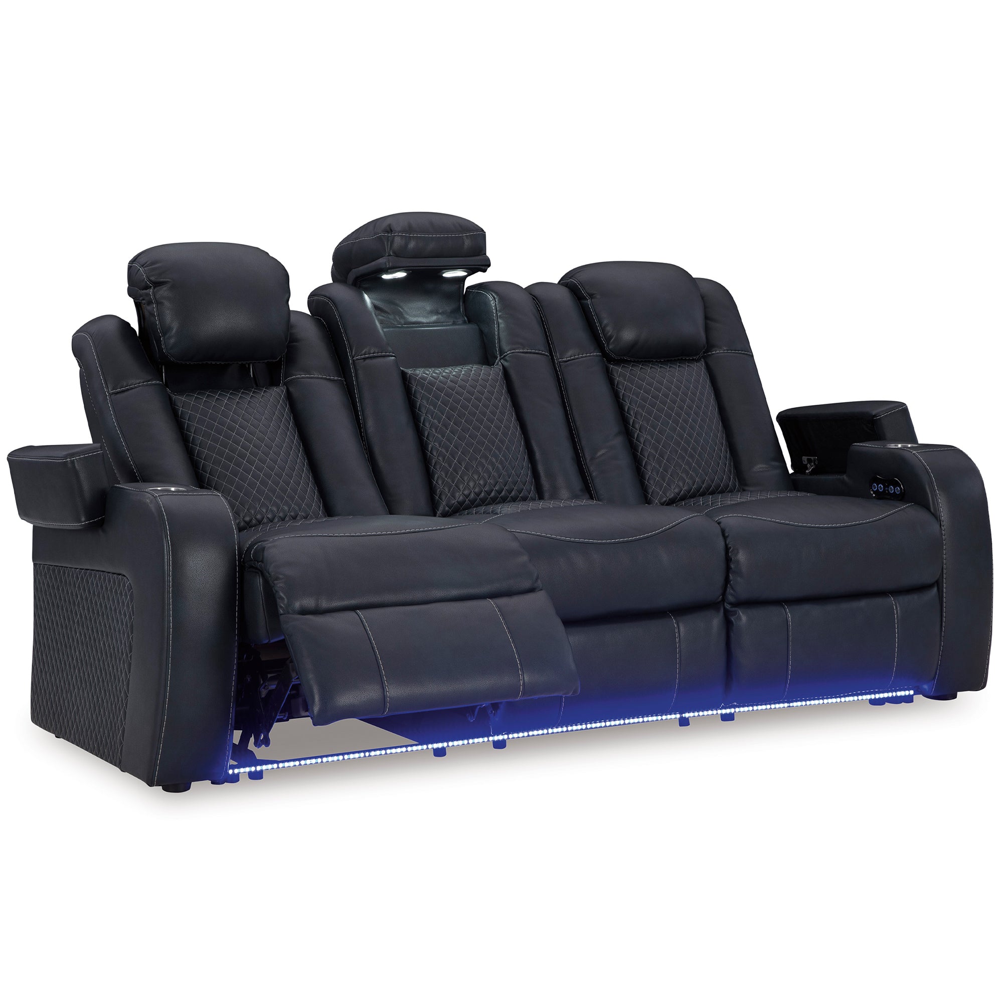 Fyne-Dyme Dual Power Reclining Sofa and Loveseat