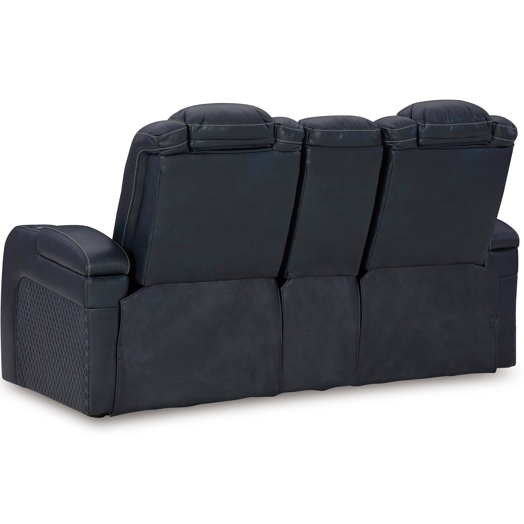 Fyne-Dyme Dual Power Reclining Loveseat with Console