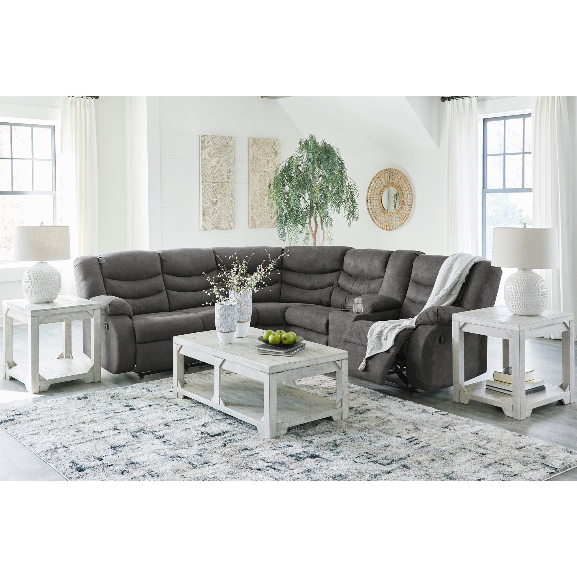 Partymate 2-Piece Reclining Sectional