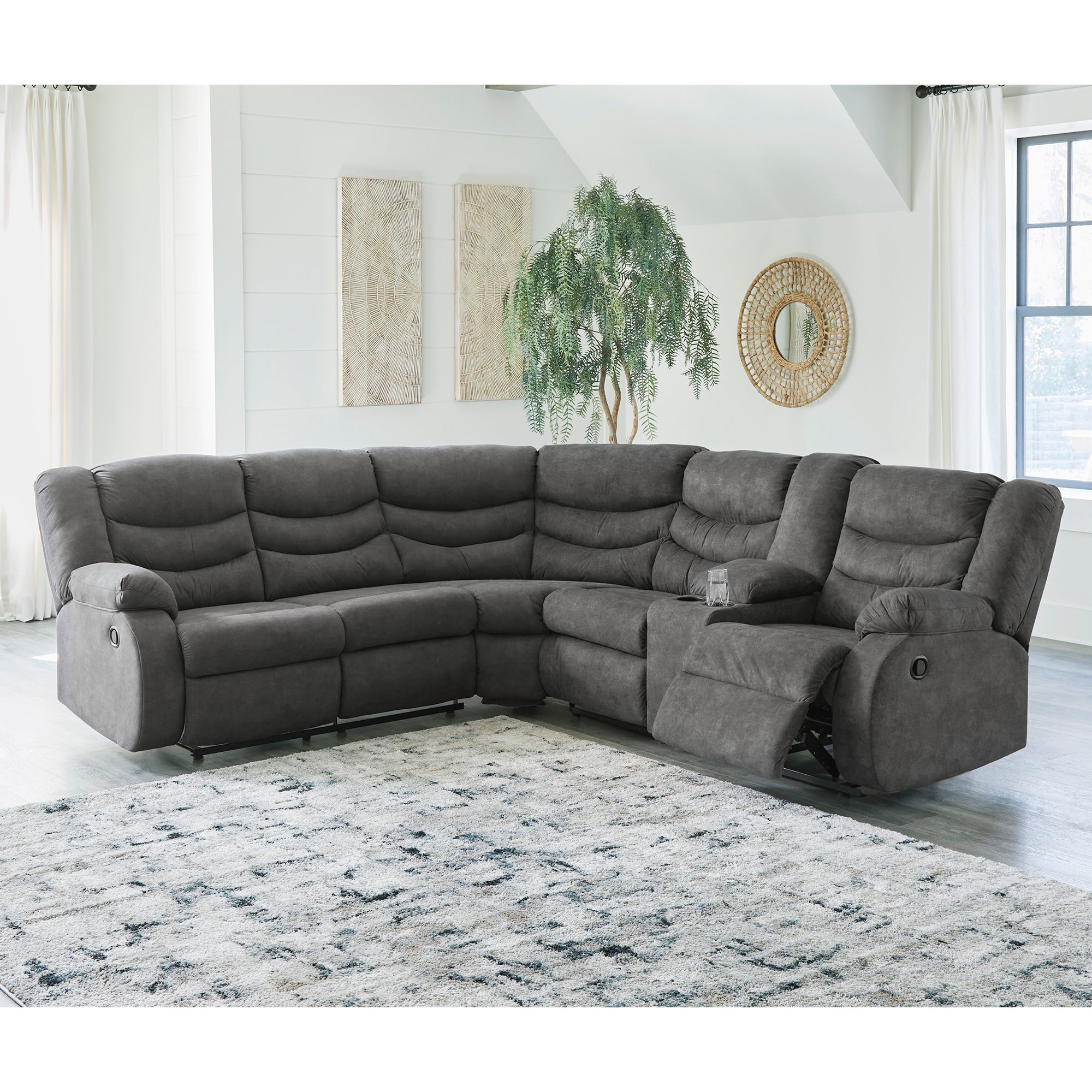 Partymate 2-Piece Reclining Sectional