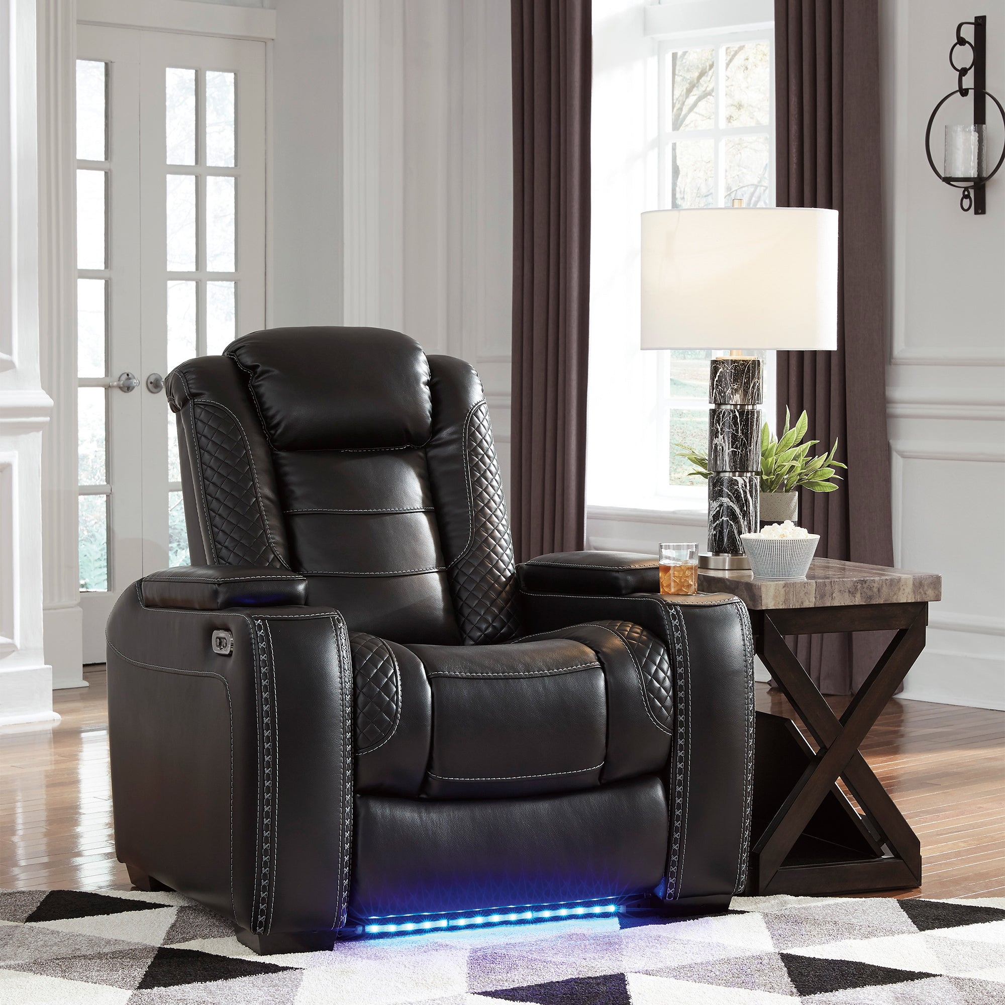 Party Time Dual Power Recliner