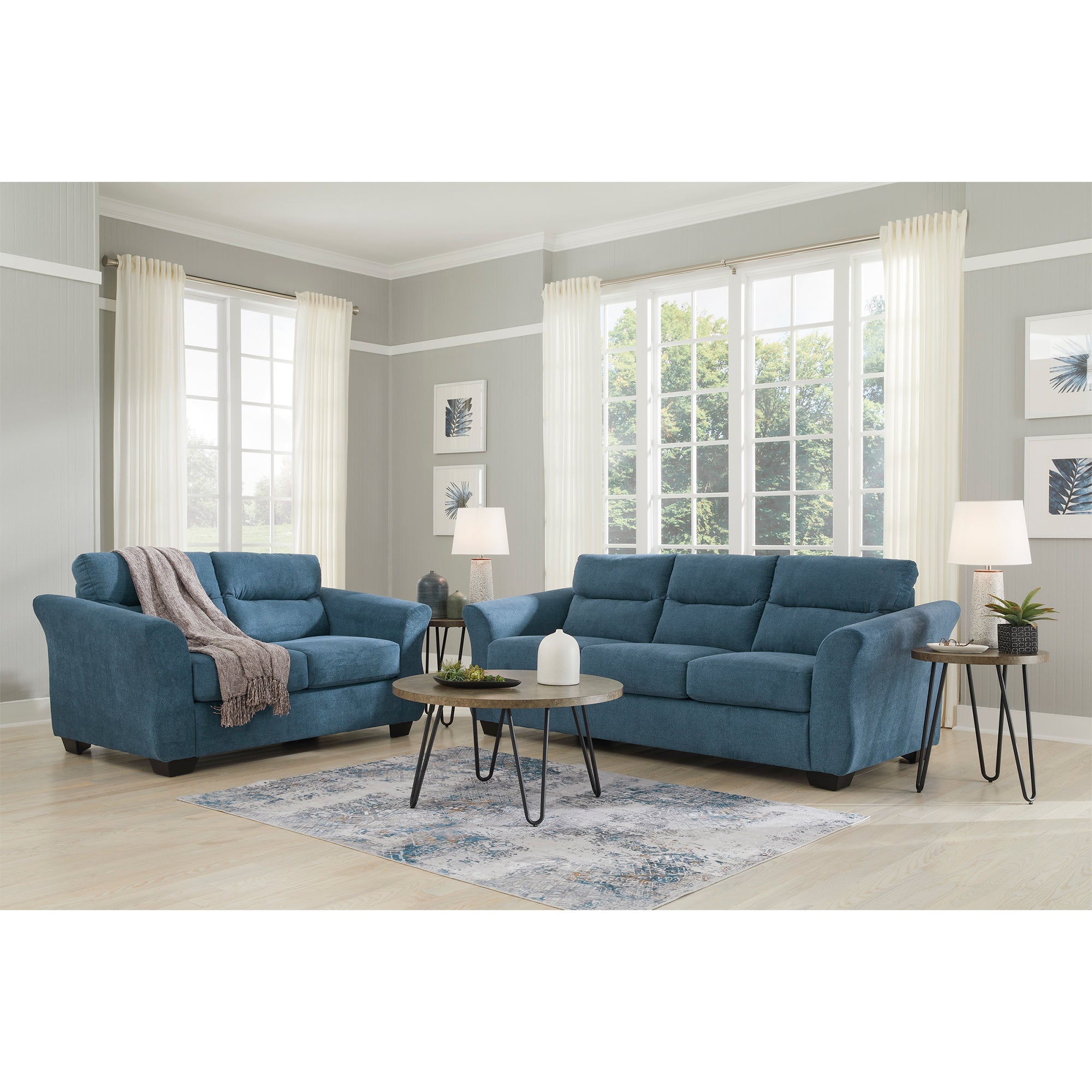 Miravel Sofa and Loveseat