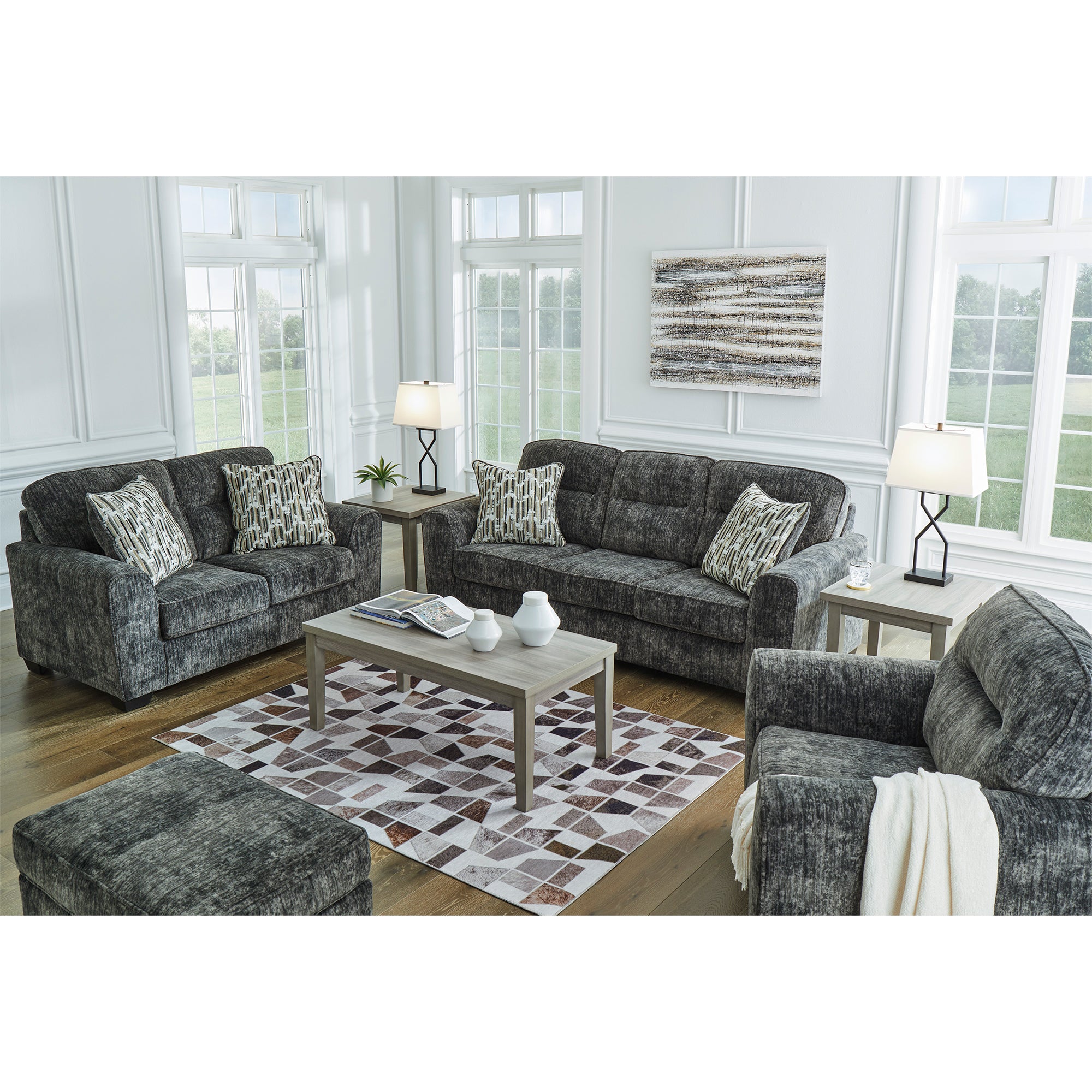 Lonoke Sofa and Loveseat