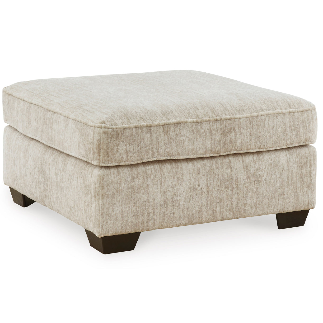 Lonoke Oversized Accent Ottoman in Parchment Color