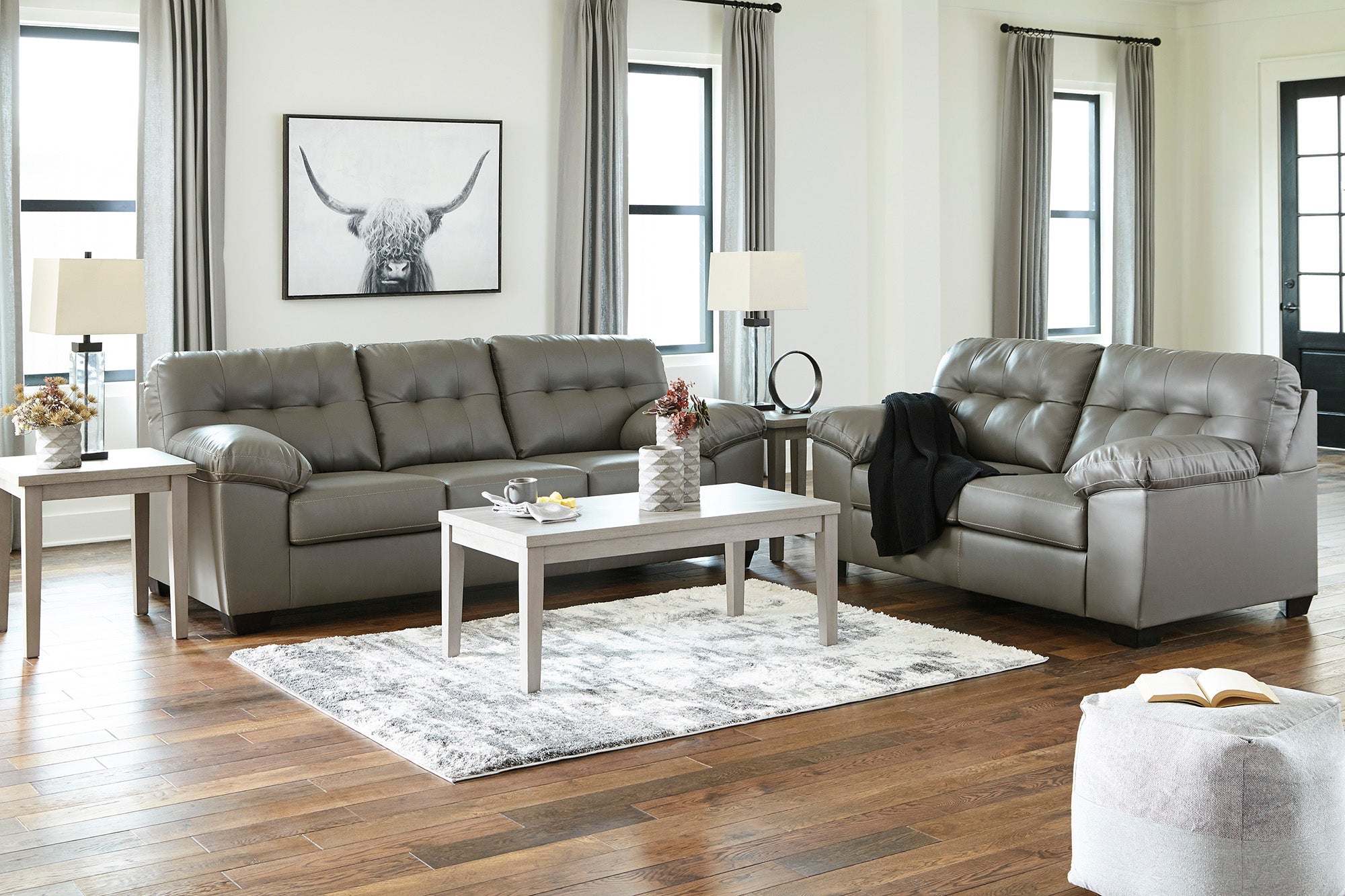 Donlen Sofa and Loveseat