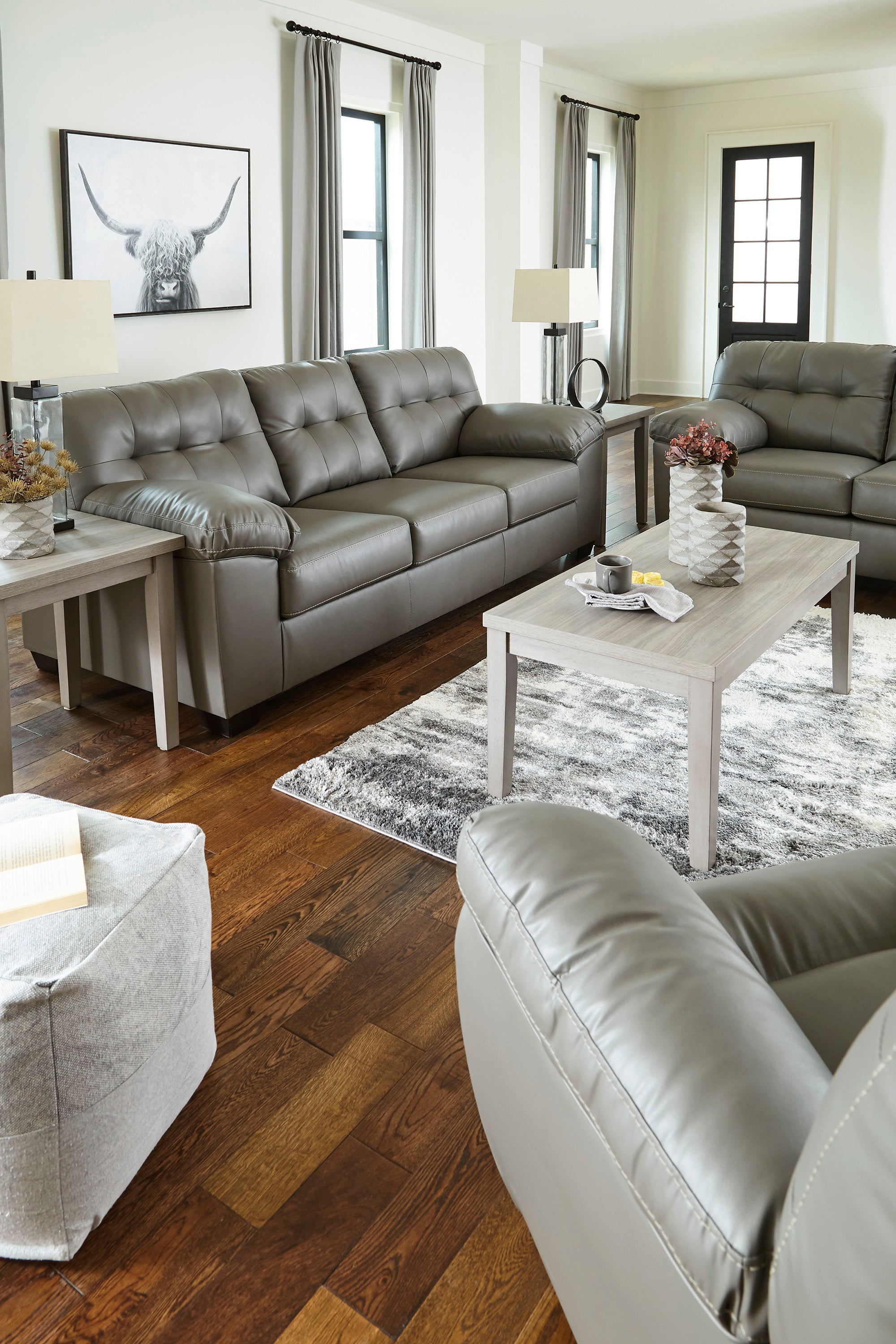 Donlen Sofa and Loveseat