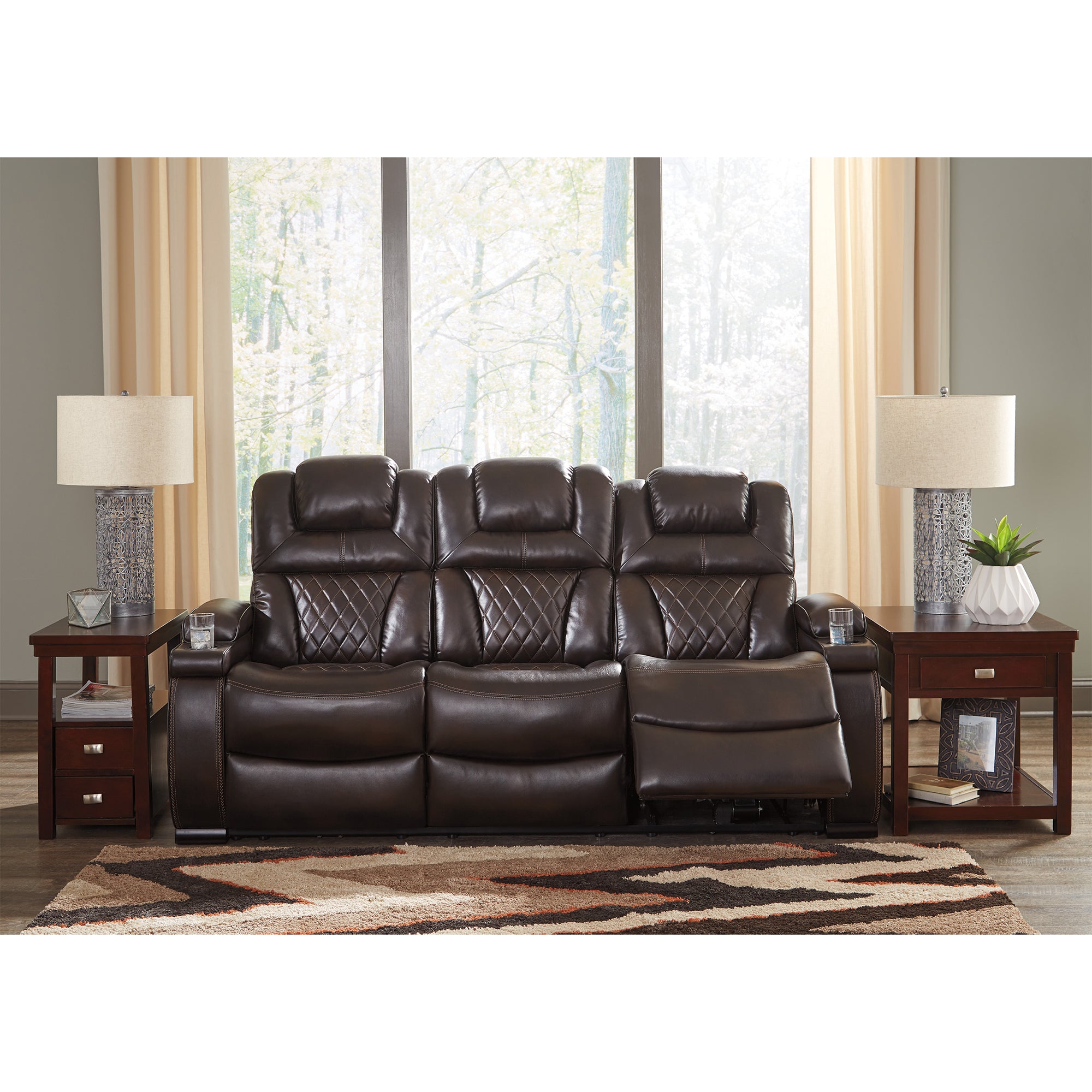 Warnerton Dual Power Reclining Sofa