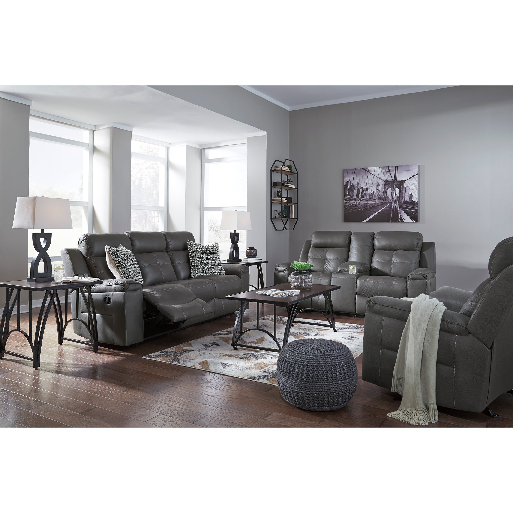 Jesolo Reclining Loveseat with Console