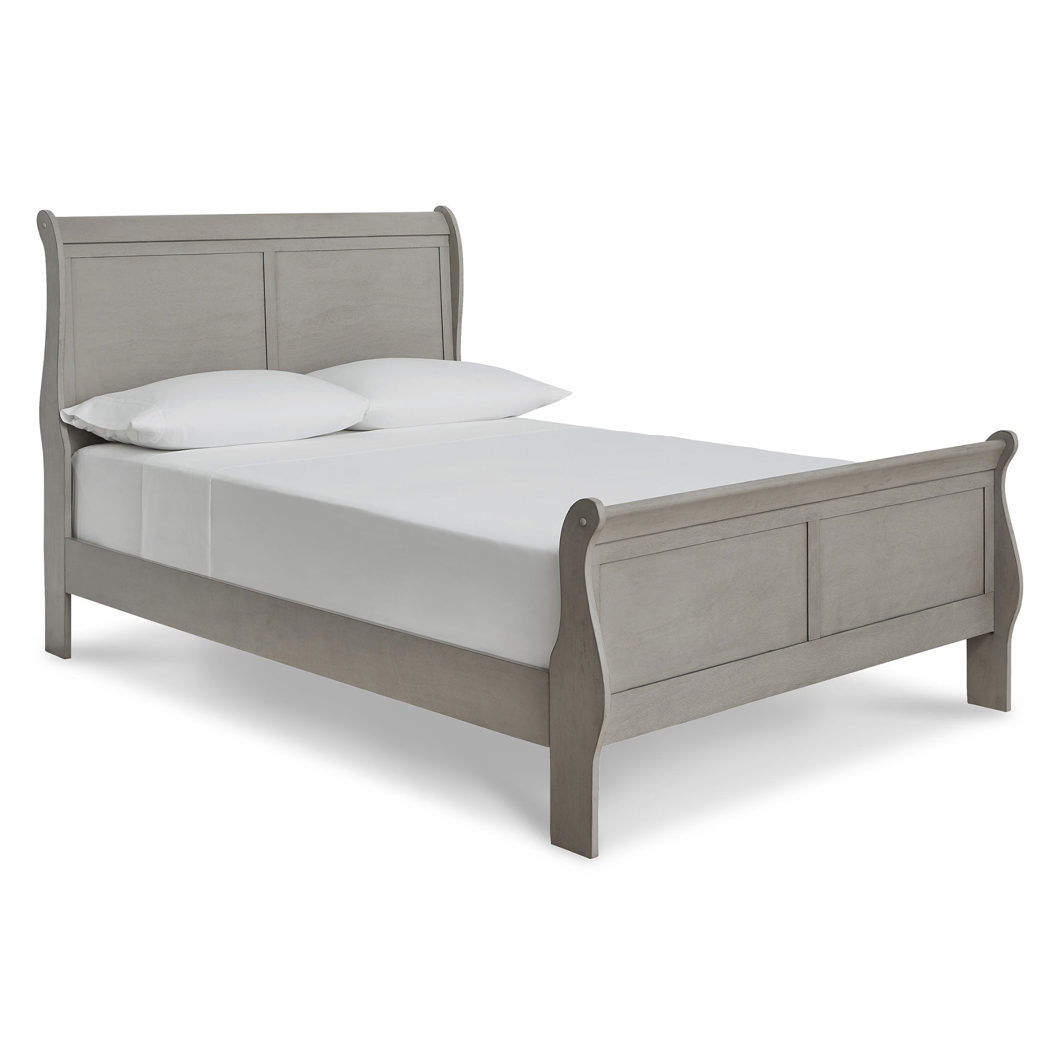 Kordasky Full Sleigh Bed with Mirrored Dresser