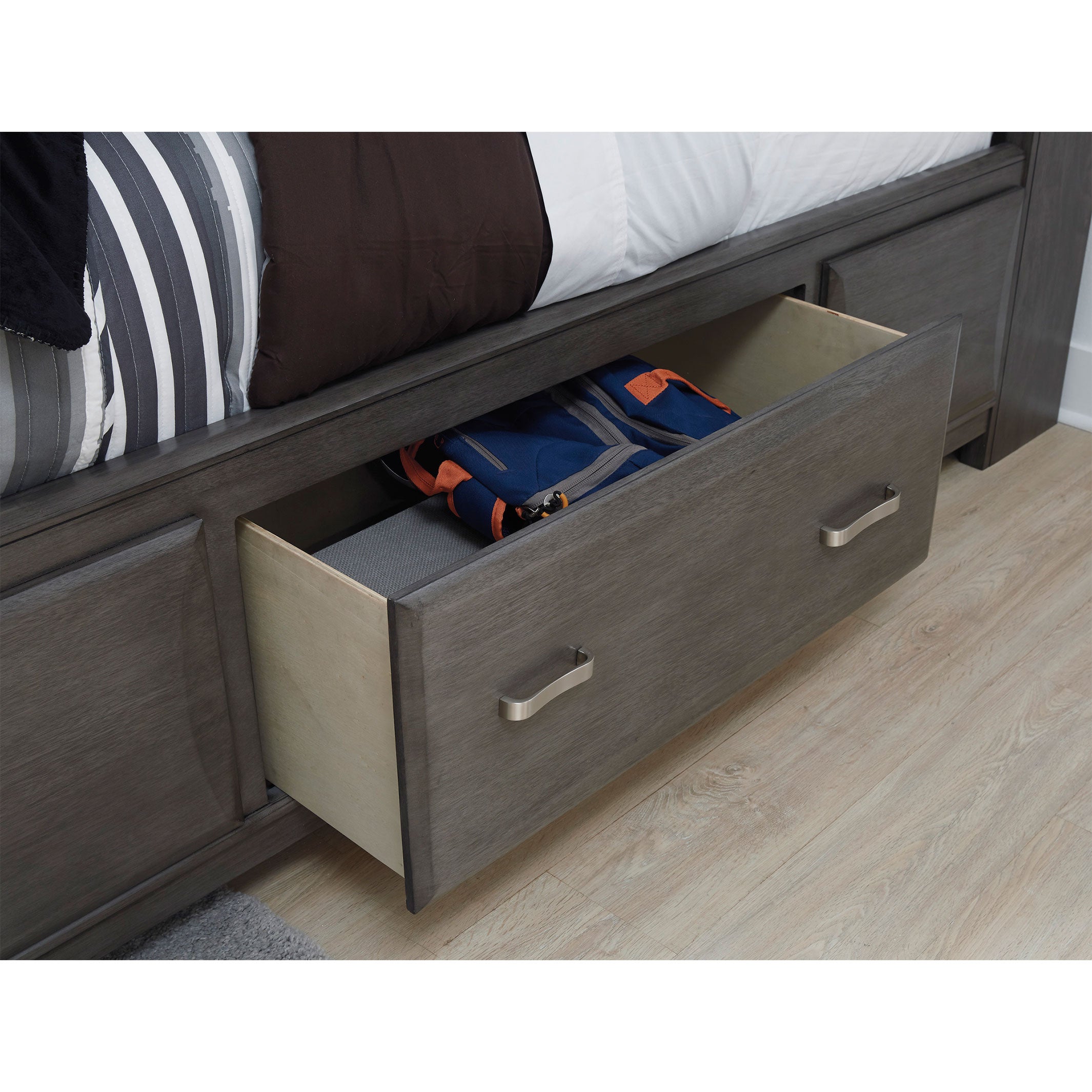 Caitbrook Full Storage Bed with 8 Drawers