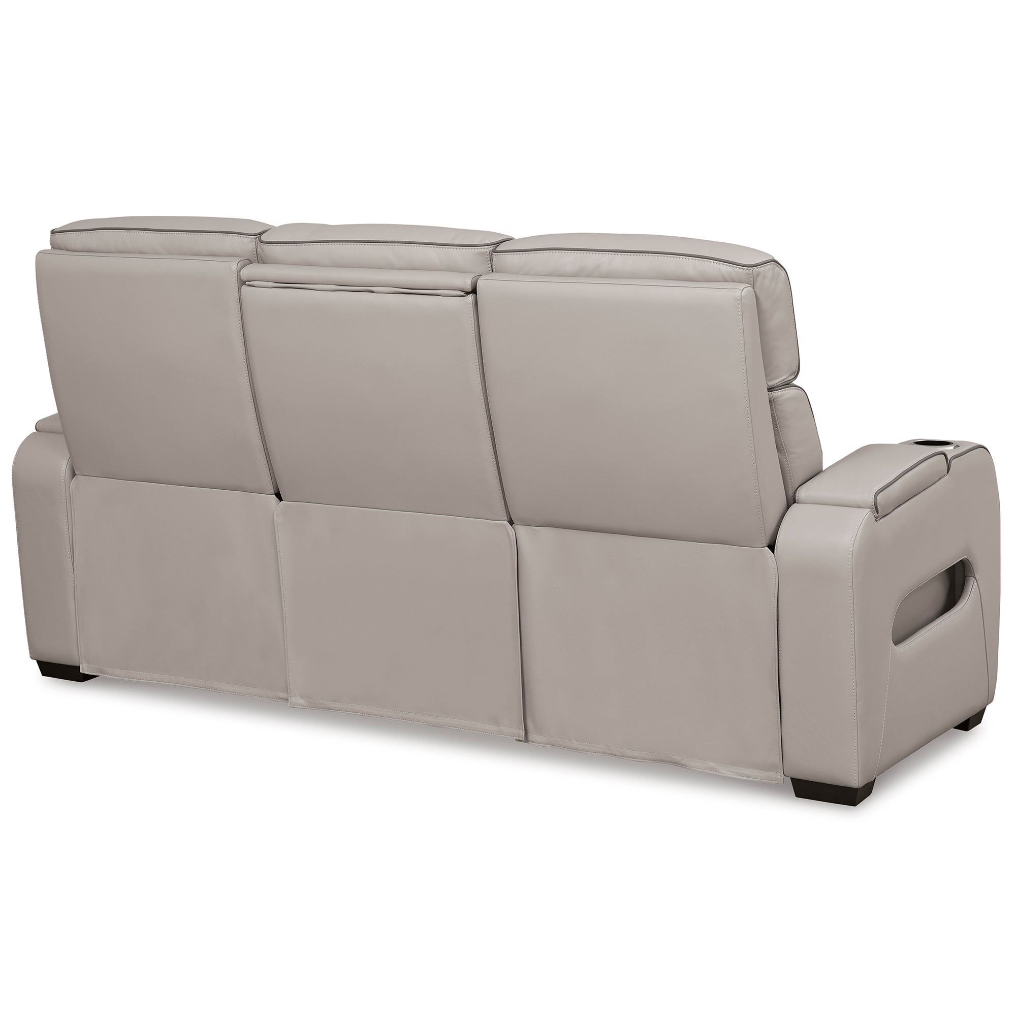 Boyington Triple Power Leather Reclining Sofa with Massage