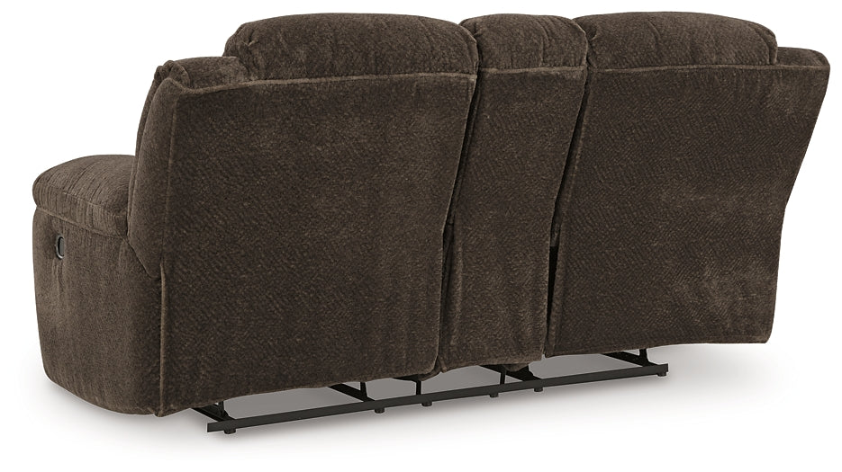 Frohn Manual Reclining Loveseat with Console