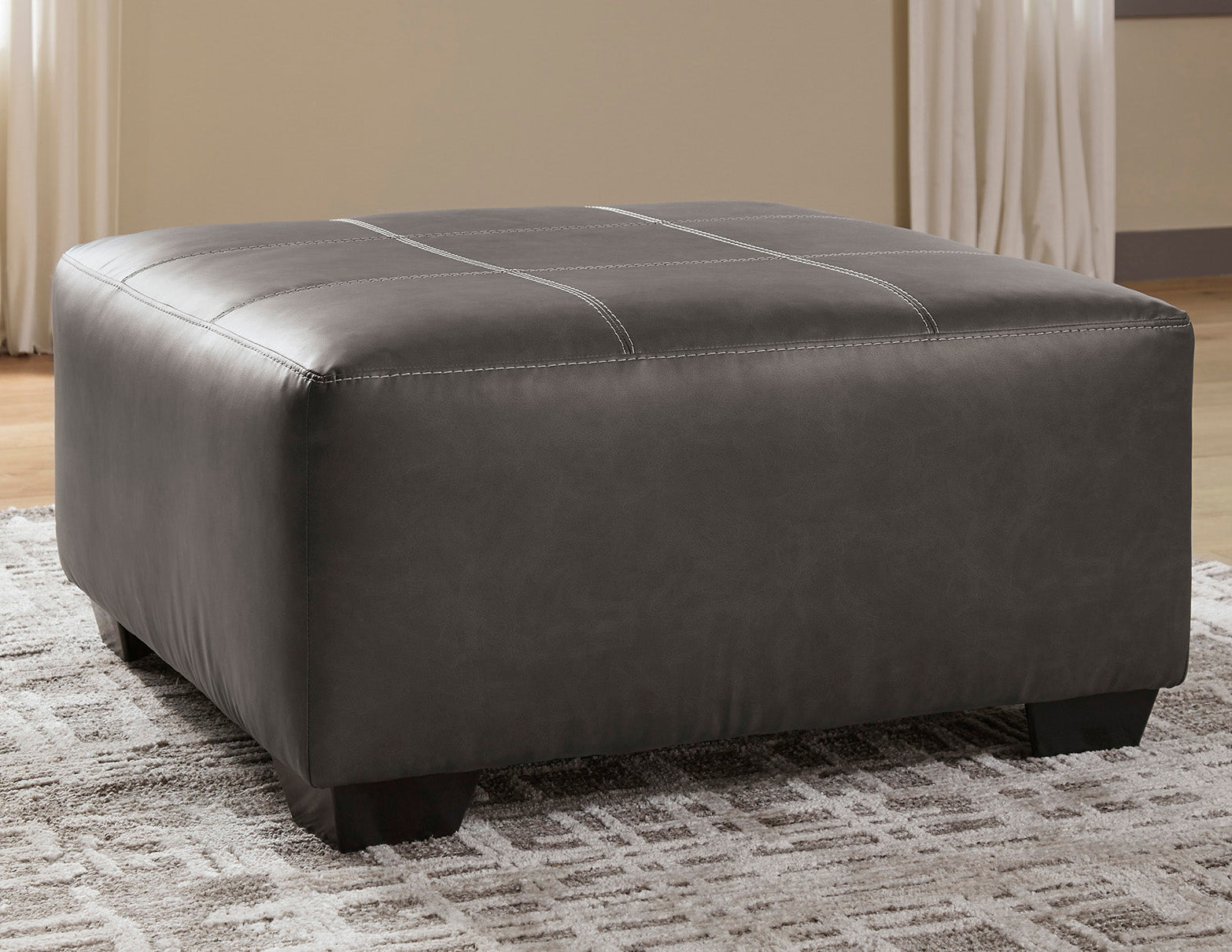 Aberton Oversized Accent Ottoman