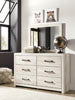 Cambeck 6 Drawer Dresser and Mirror