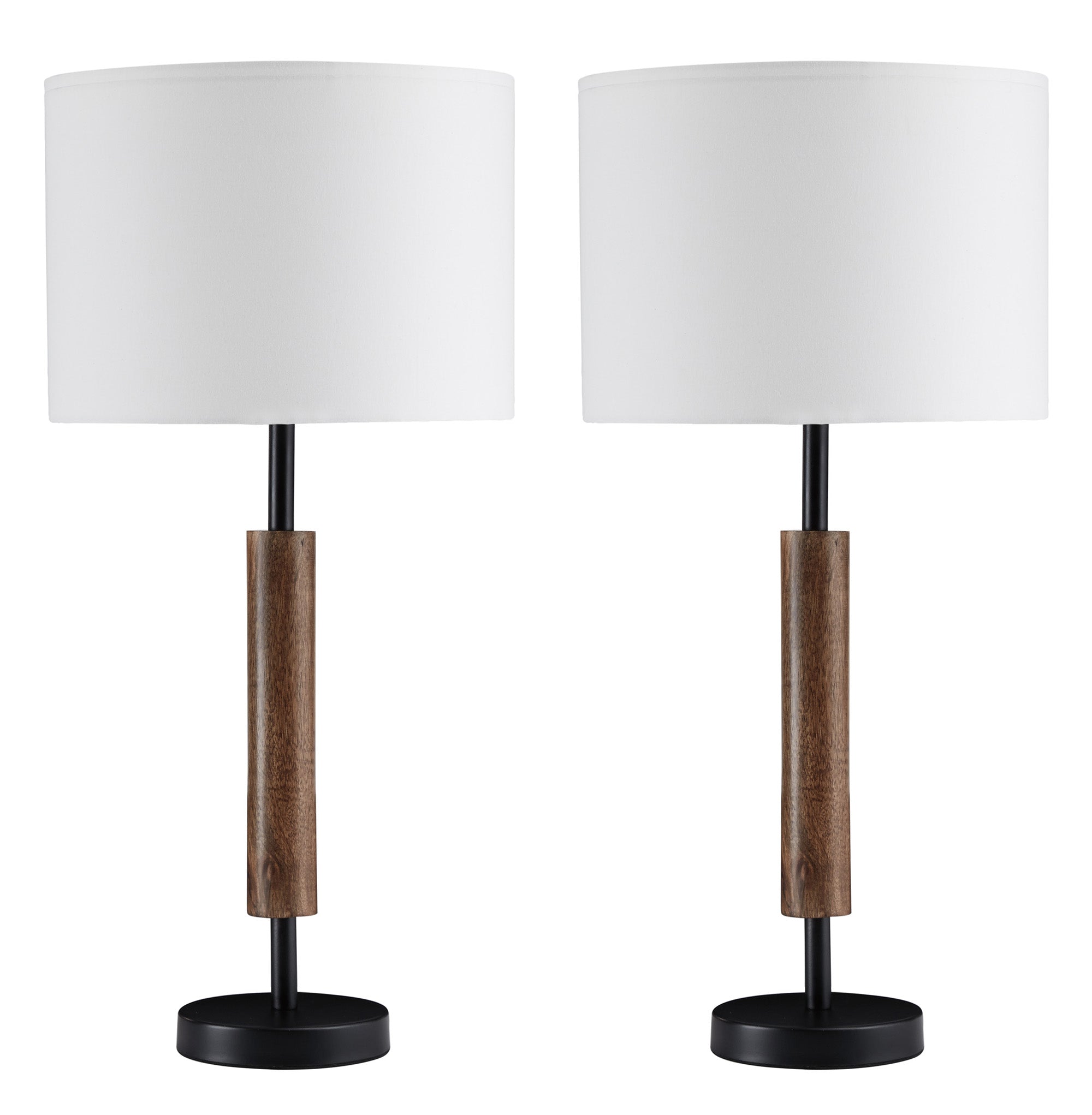 Maliny Wood Table Lamp (Set of 2)