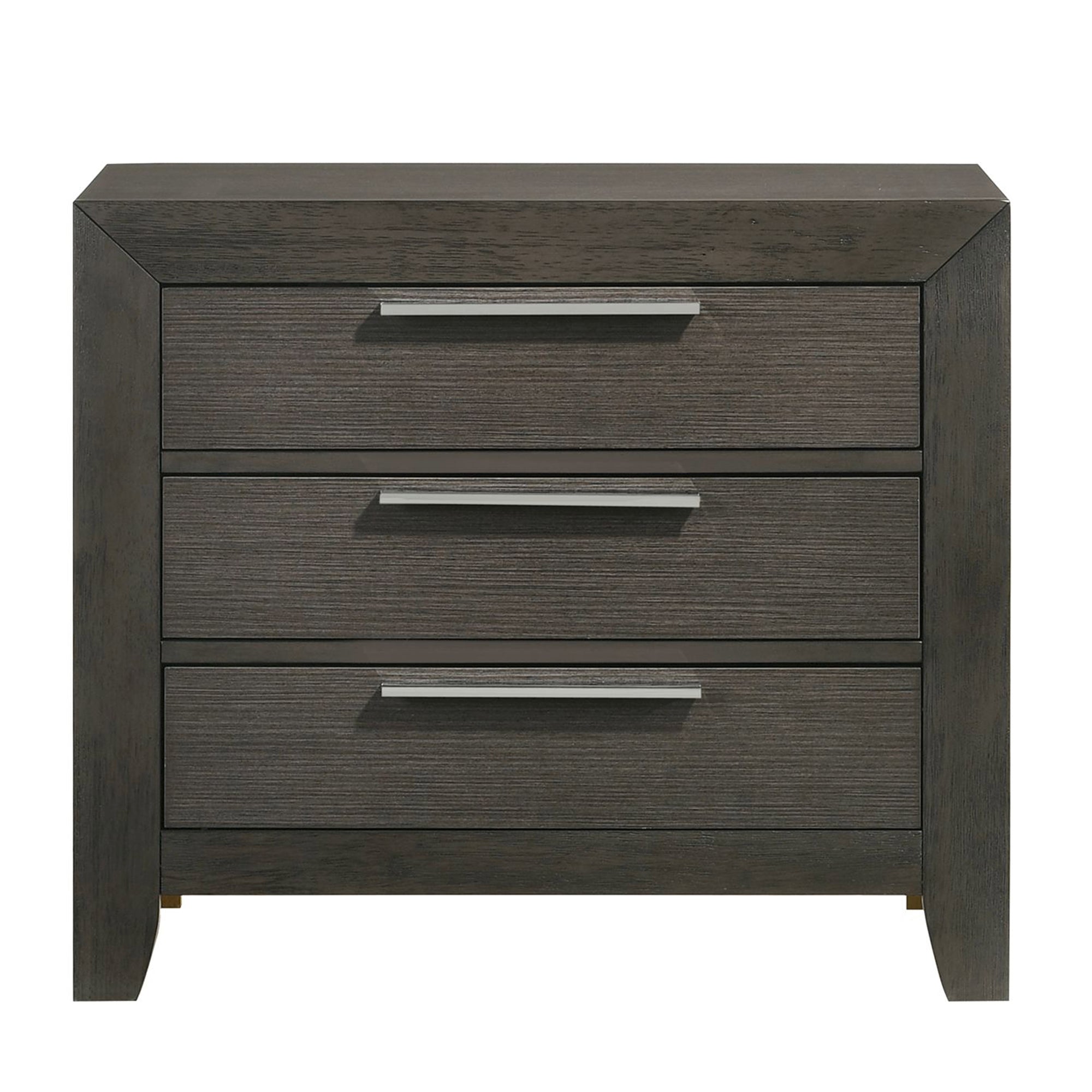 Malika Three Drawer Night Stand