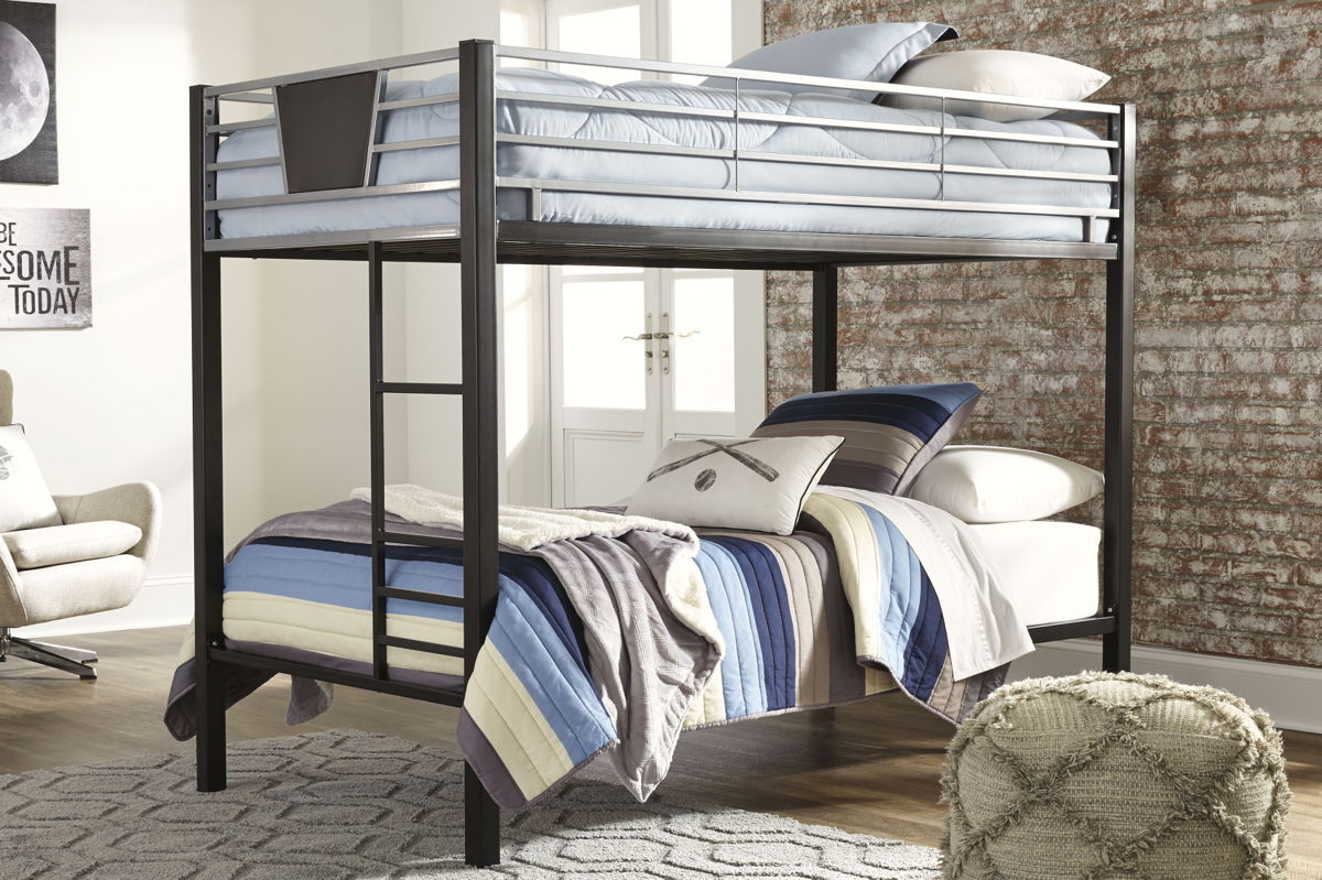 Dinsmore Twin over Twin Bunk Bed with Ladder