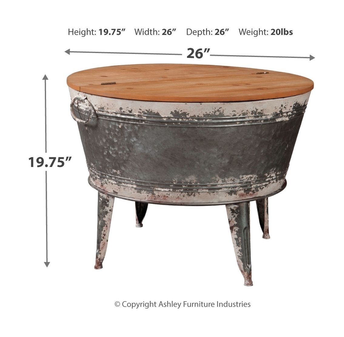 Shellmond Coffee Table With Storage