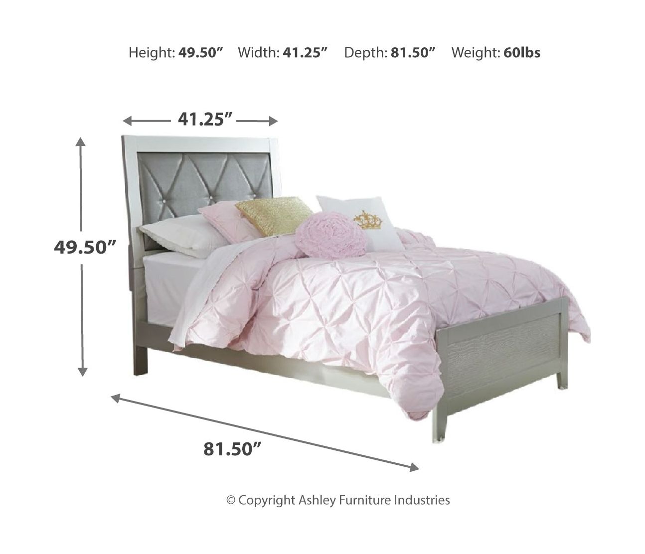 Olivet Twin Panel Bed
