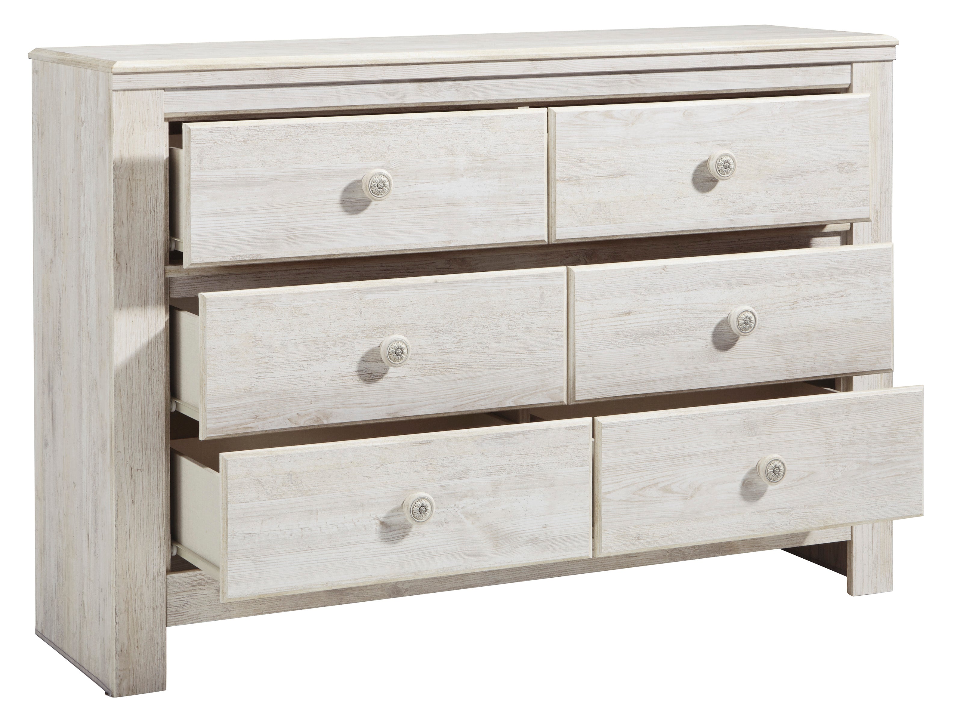 Paxberry Whitewash Dresser