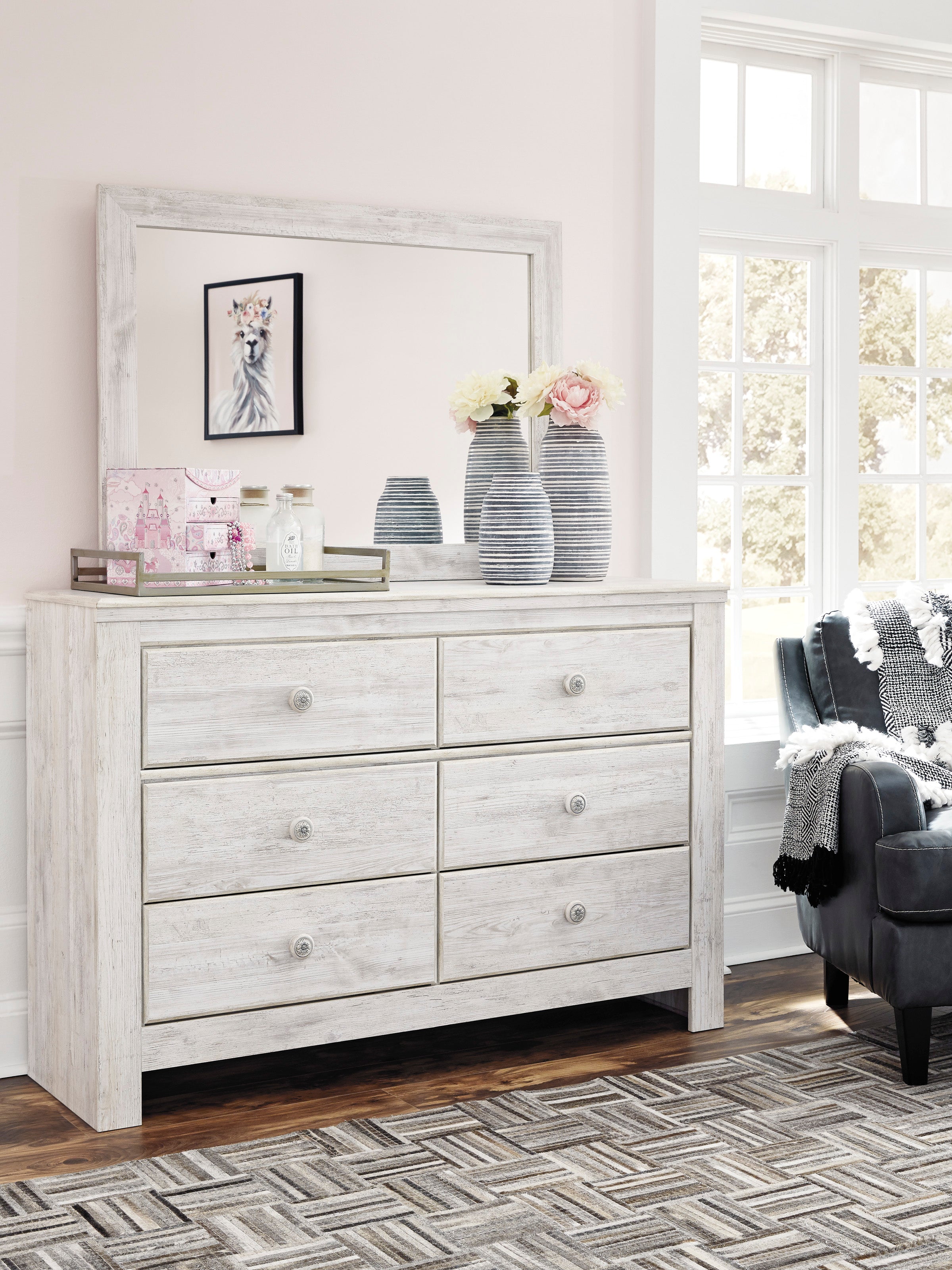 Paxberry Dresser and Mirror