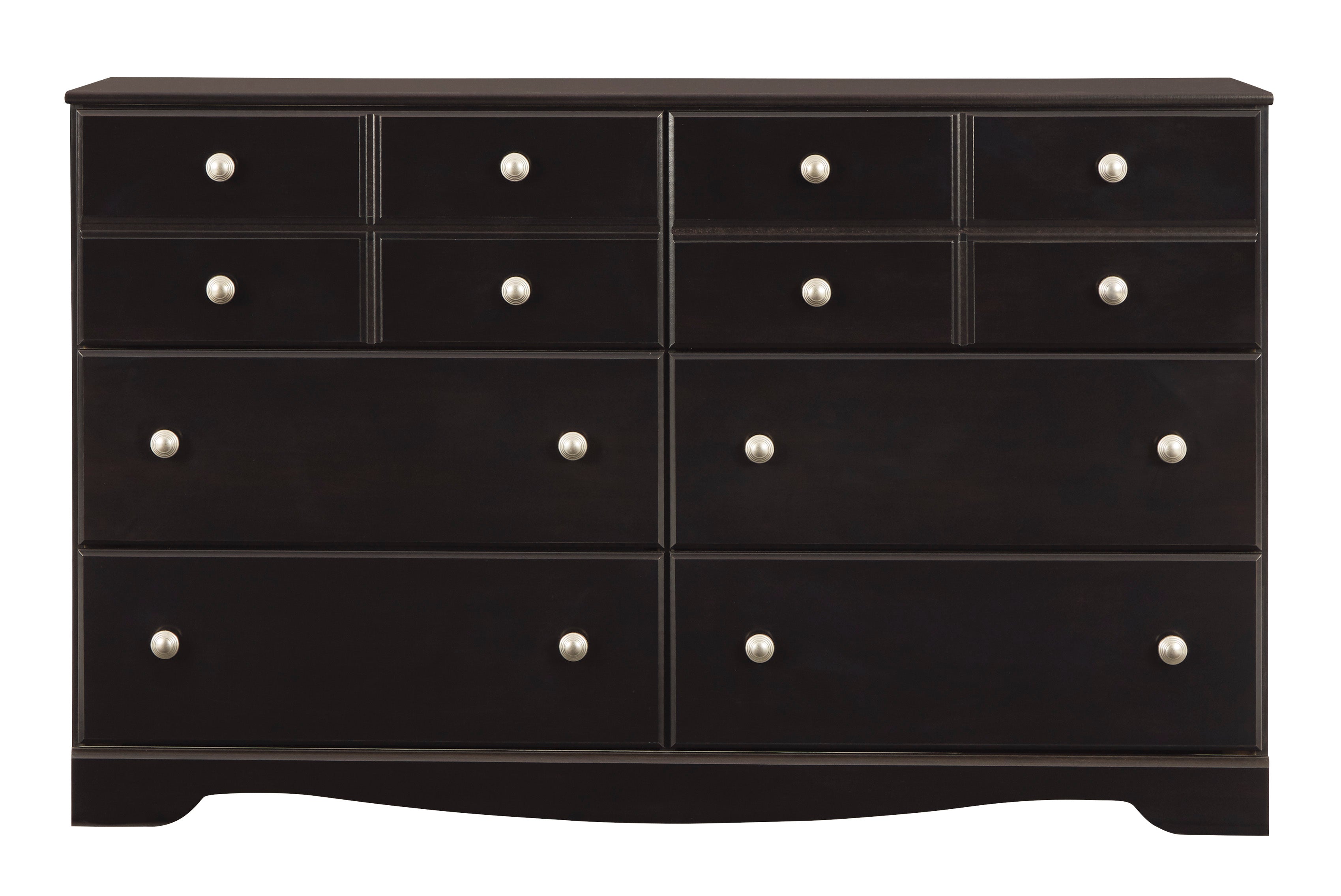 Mirlotown King Poster Bed with Mirrored Dresser