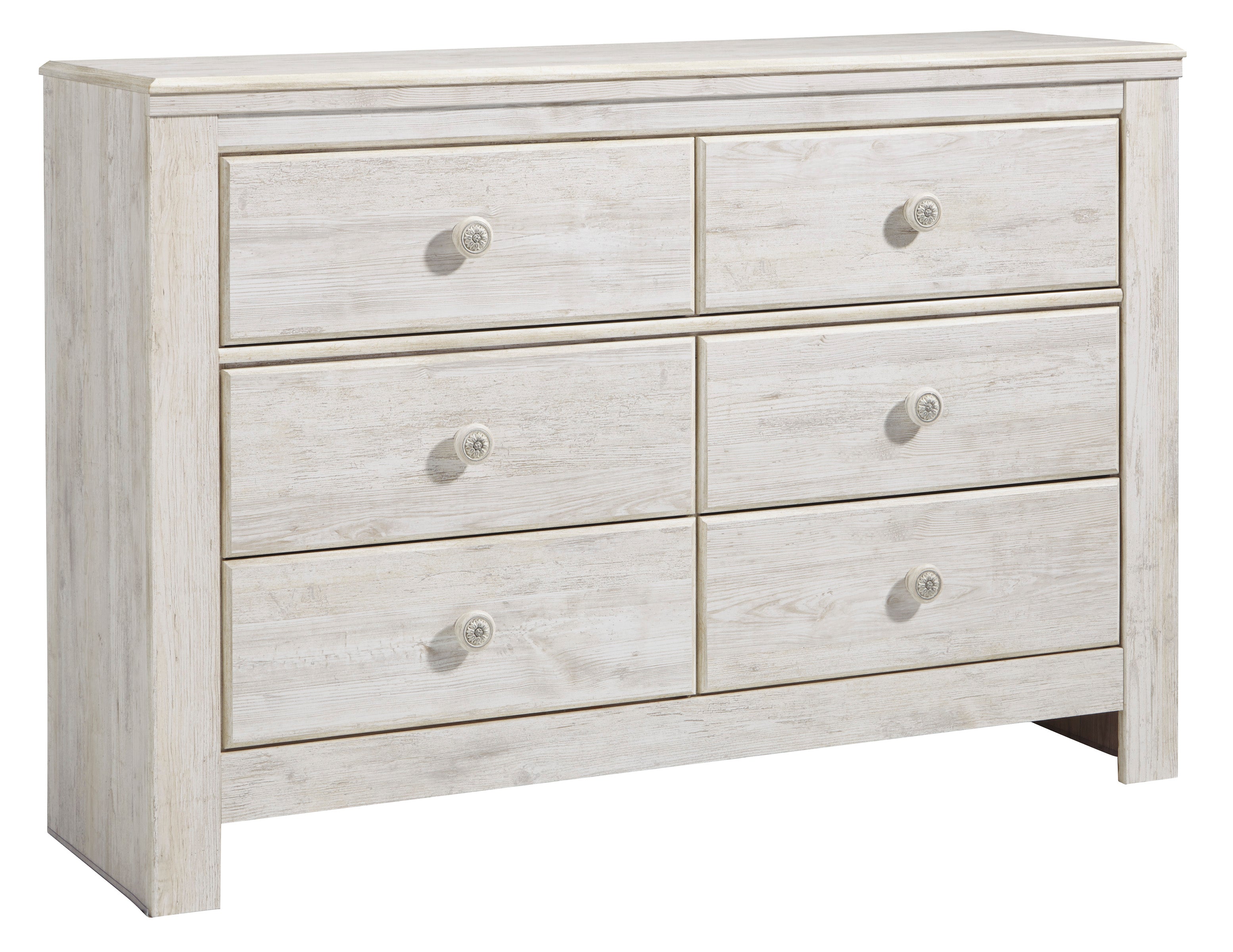 Paxberry Whitewash Dresser