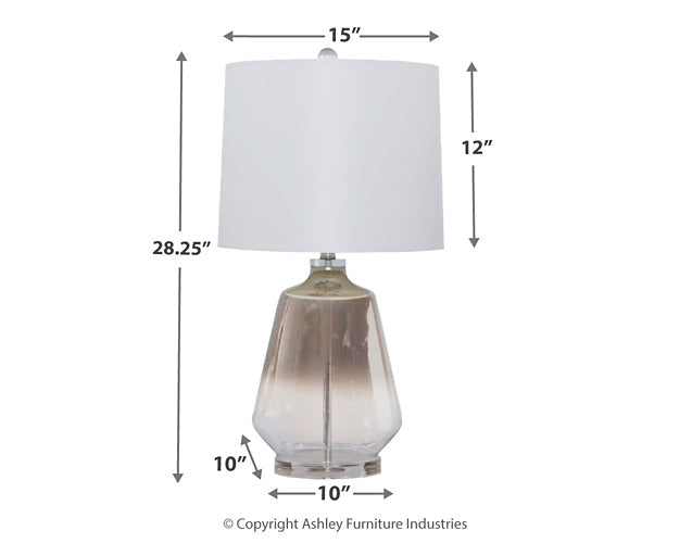 Jaslyn Glass Table Lamp