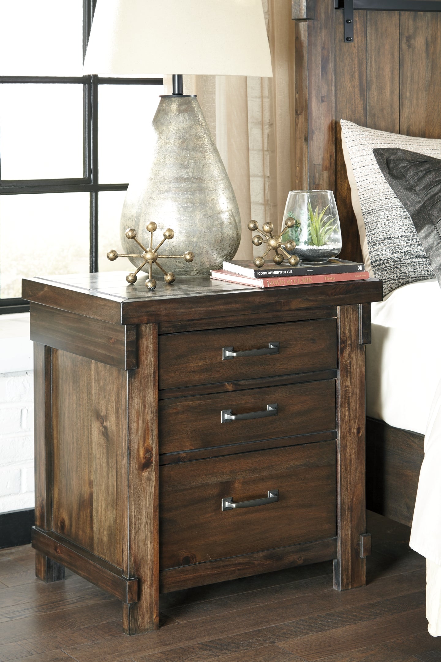 Lakeleigh Three Drawer Night Stand