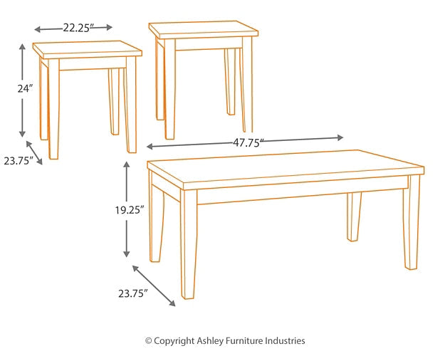 Theo Occasional Table (Set of 3)