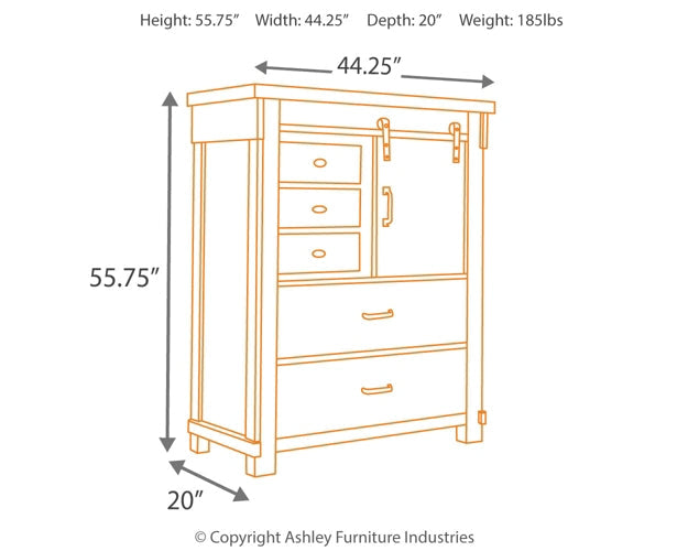 Lakeleigh Five Drawer Chest