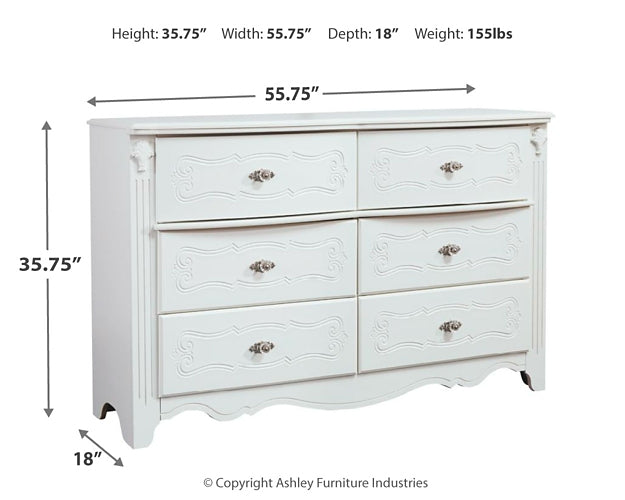 Exquisite Six Drawer Dresser