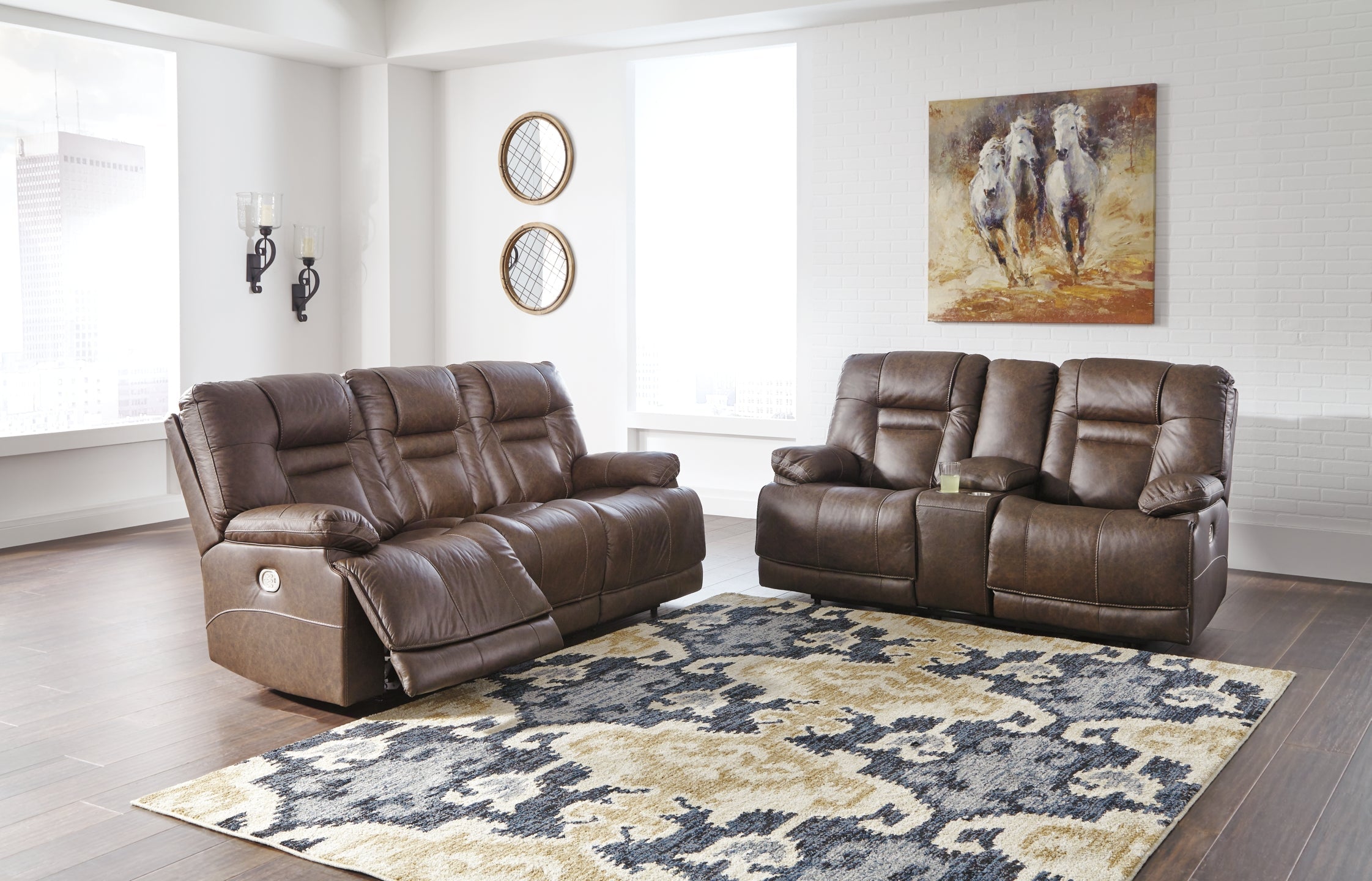 Wurstrow PWR REC Loveseat/CON/ADJ HDRST