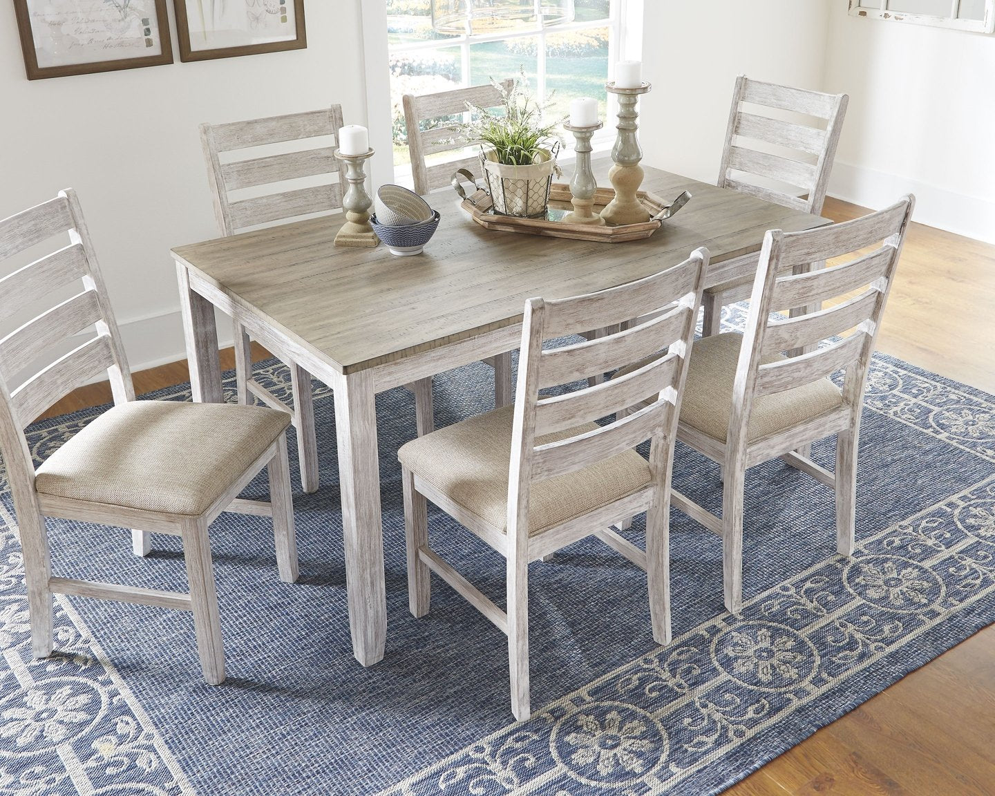 Skempton Dining Table and 6 Chairs Set